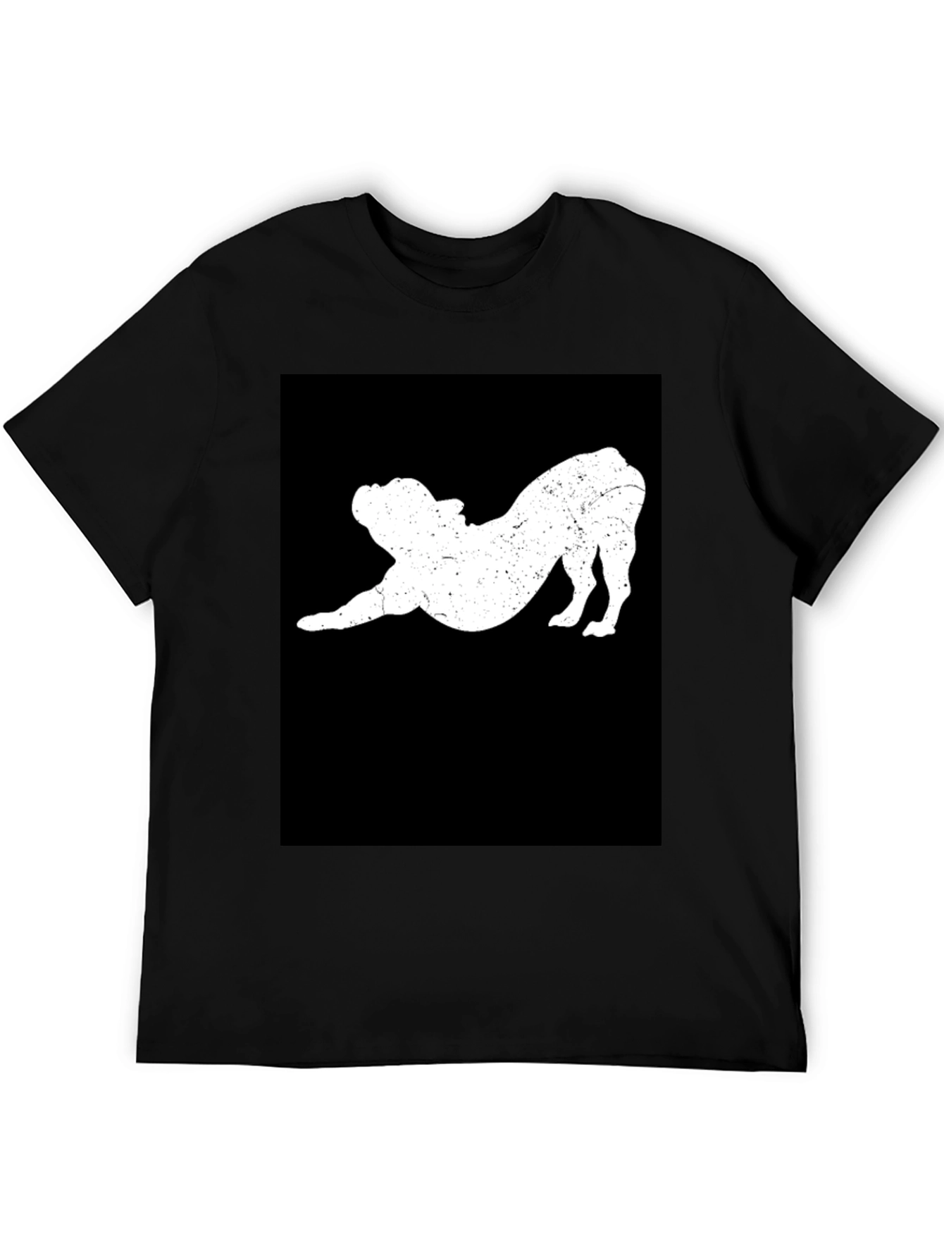 Black Bulldog Stretch Black T-Shirt - Comfort Fit view 5