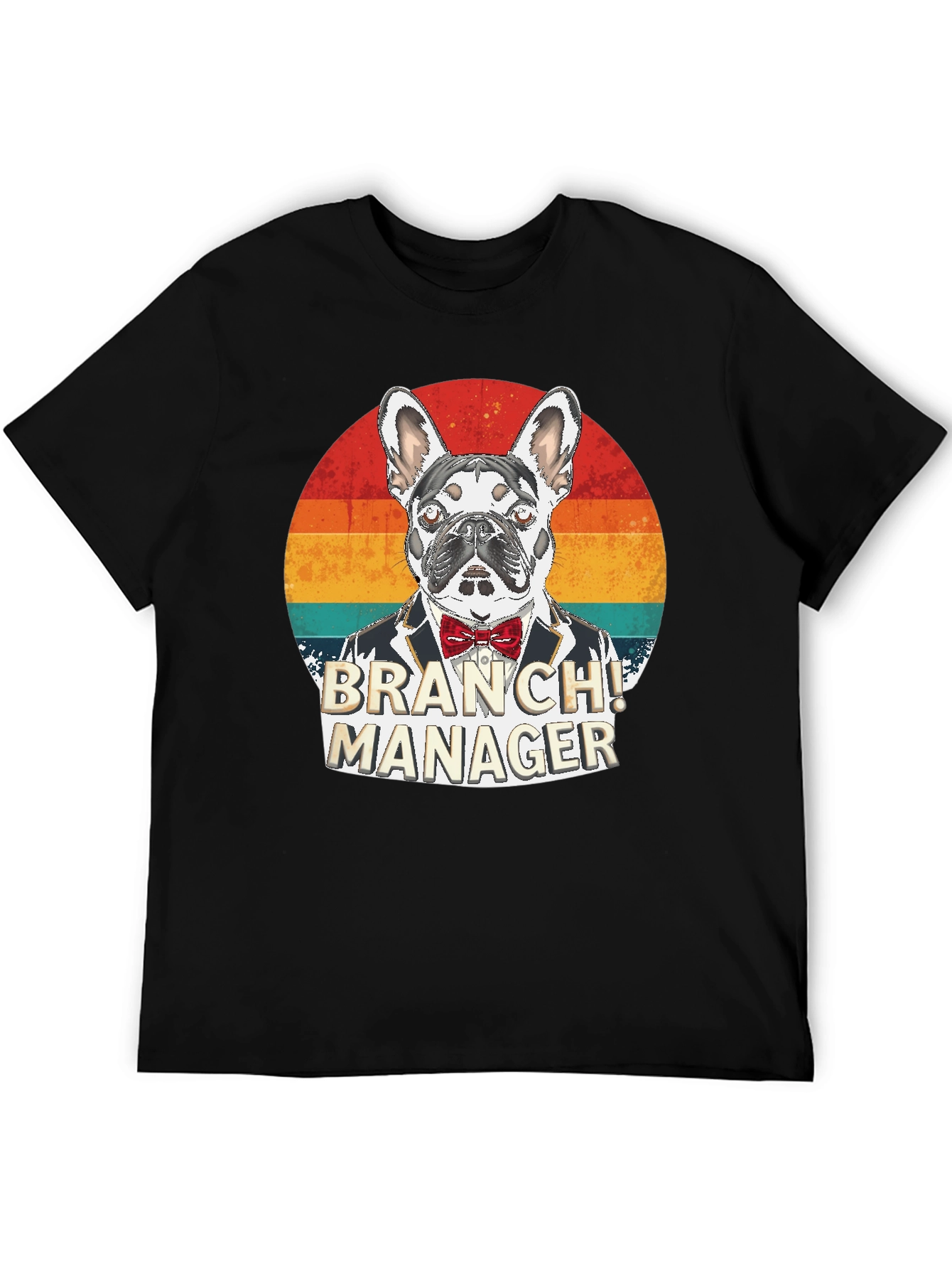 Black Branch Manager Bulldog T-Shirt view 5