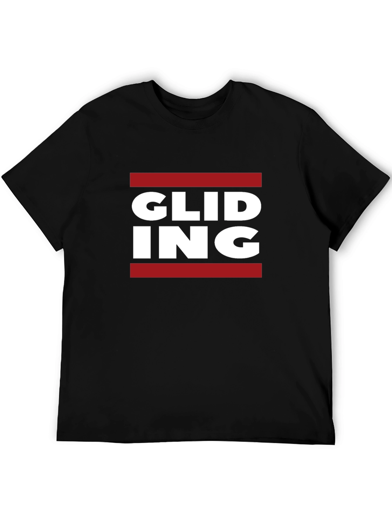 Black Gliding Graphic Tee - Comfort Fit view 5