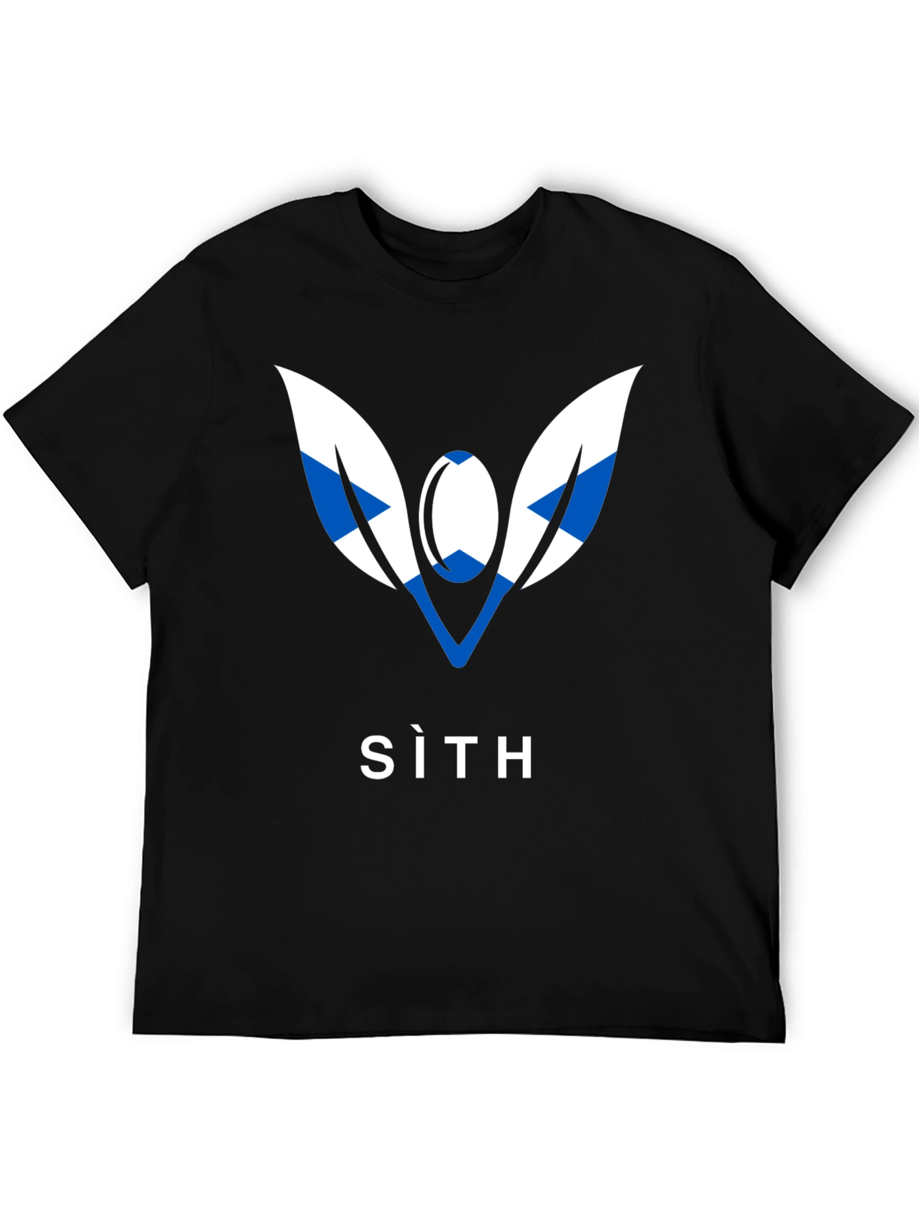 Black SITH Graphic Tee - Black Cotton Blend T-Shirt view 5