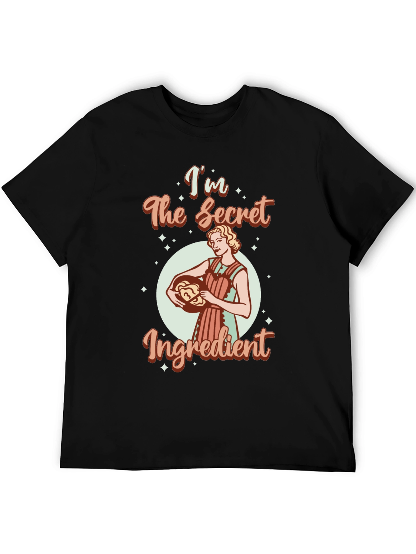 Black I'm The Secret Ingredient Graphic Tee view 5