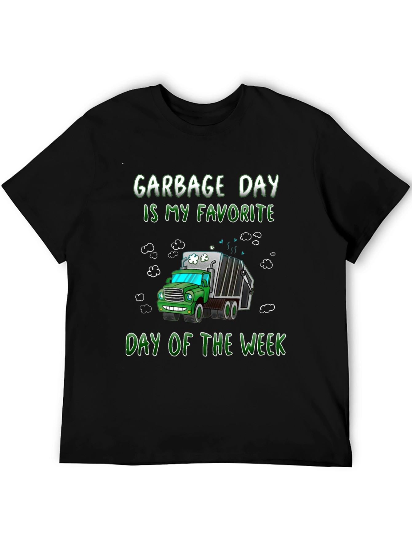 Black Garbage Day T-Shirt: Fun & Unique Graphic Tee view 5