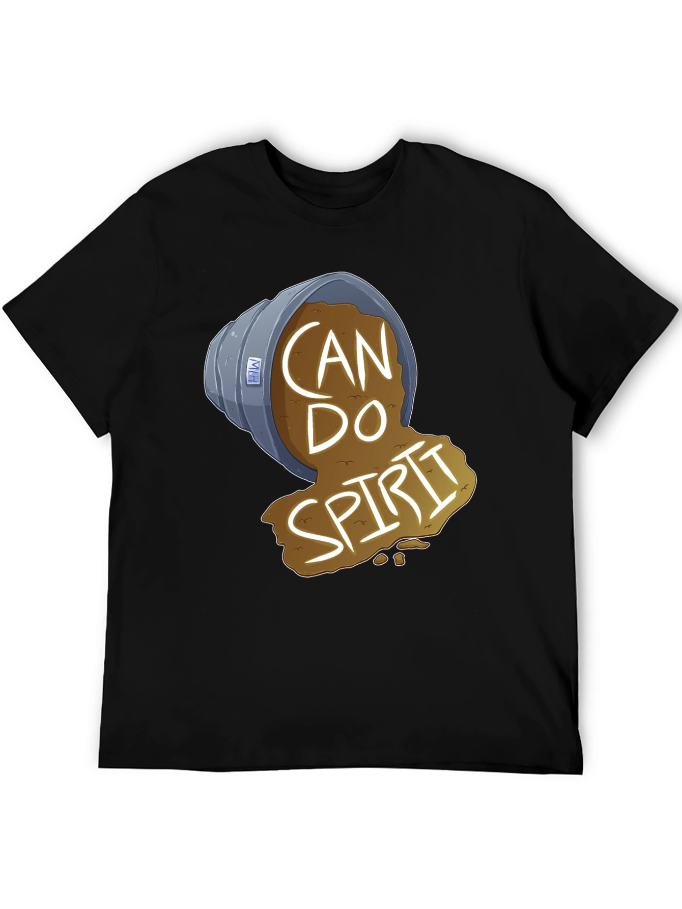 Black Can Do Spirit T-Shirt view 5