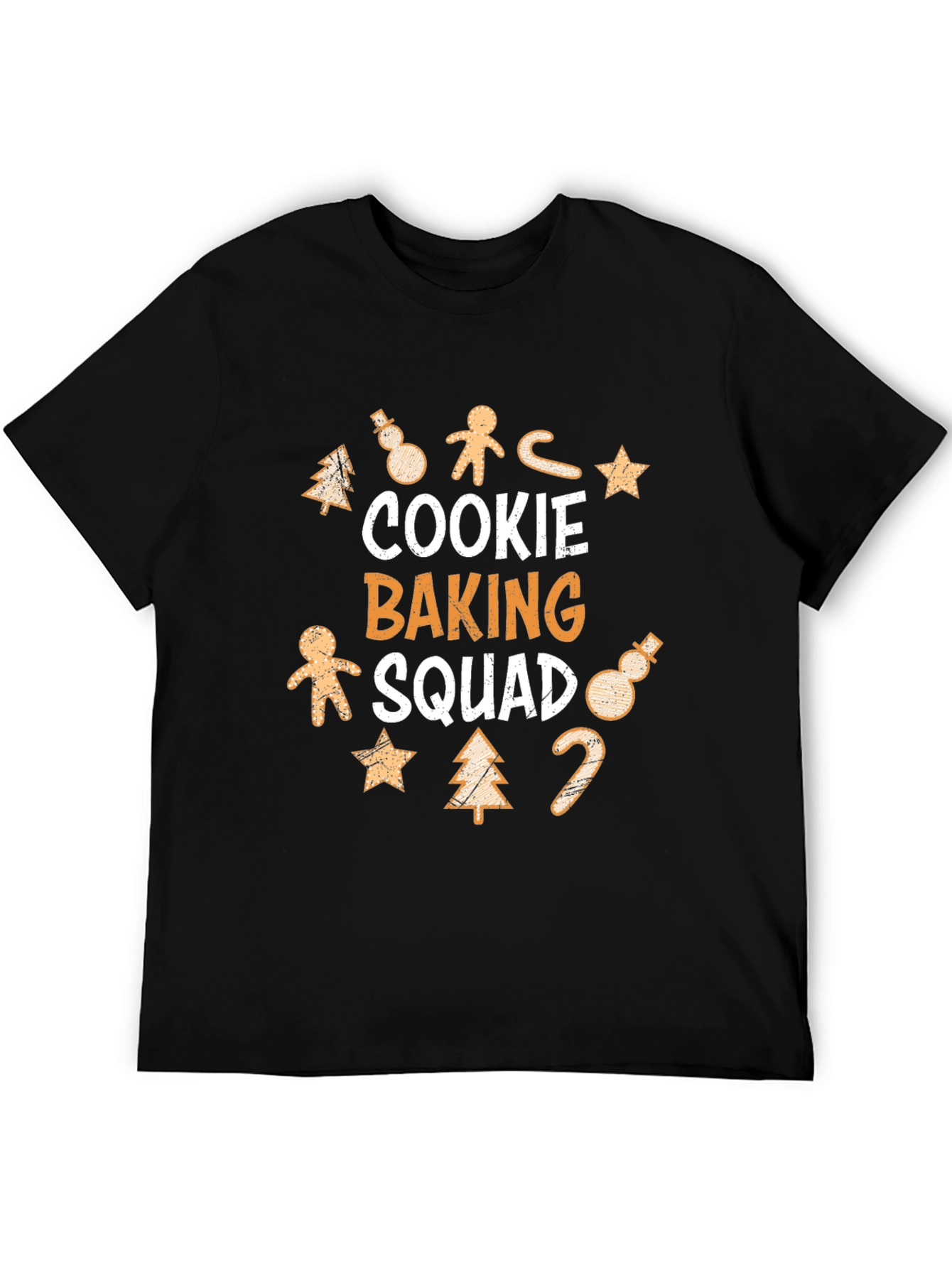 Black Cookie Baking Squad T-Shirt - Holiday Fun view 5