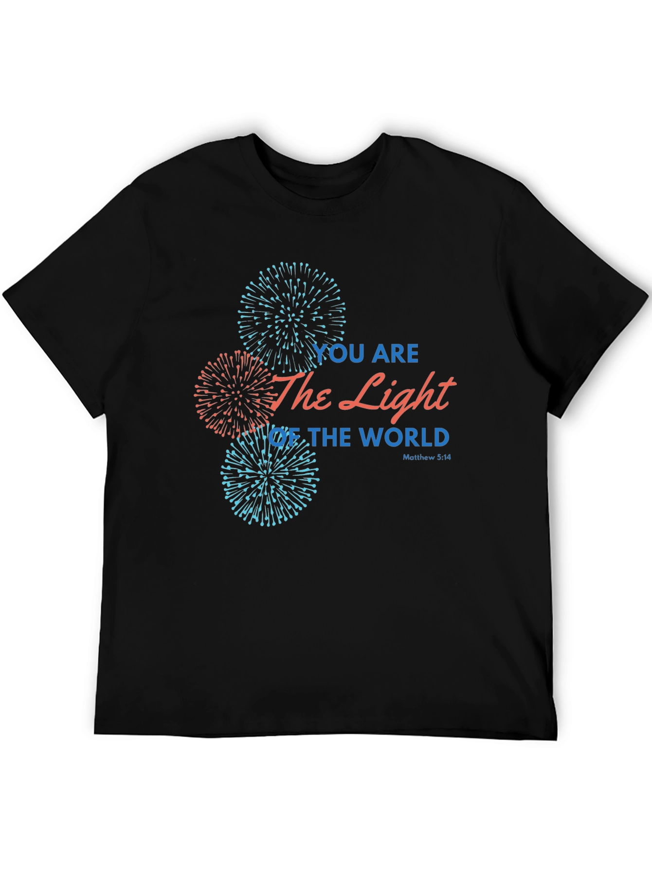 Black Light of the World Graphic Tee - Black view 5