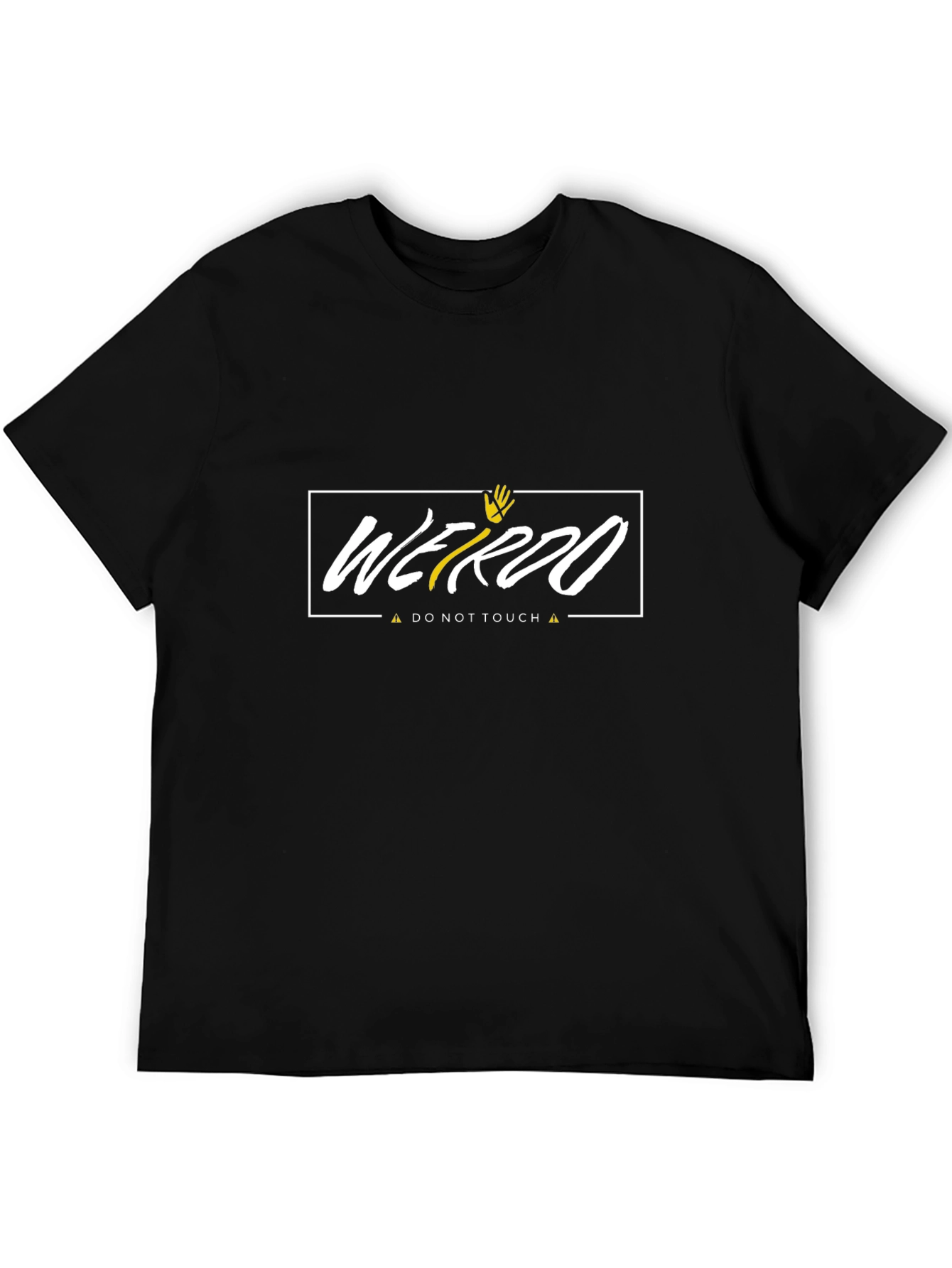 Black Weirdo Graphic Tee - Soft Cotton Blend view 5