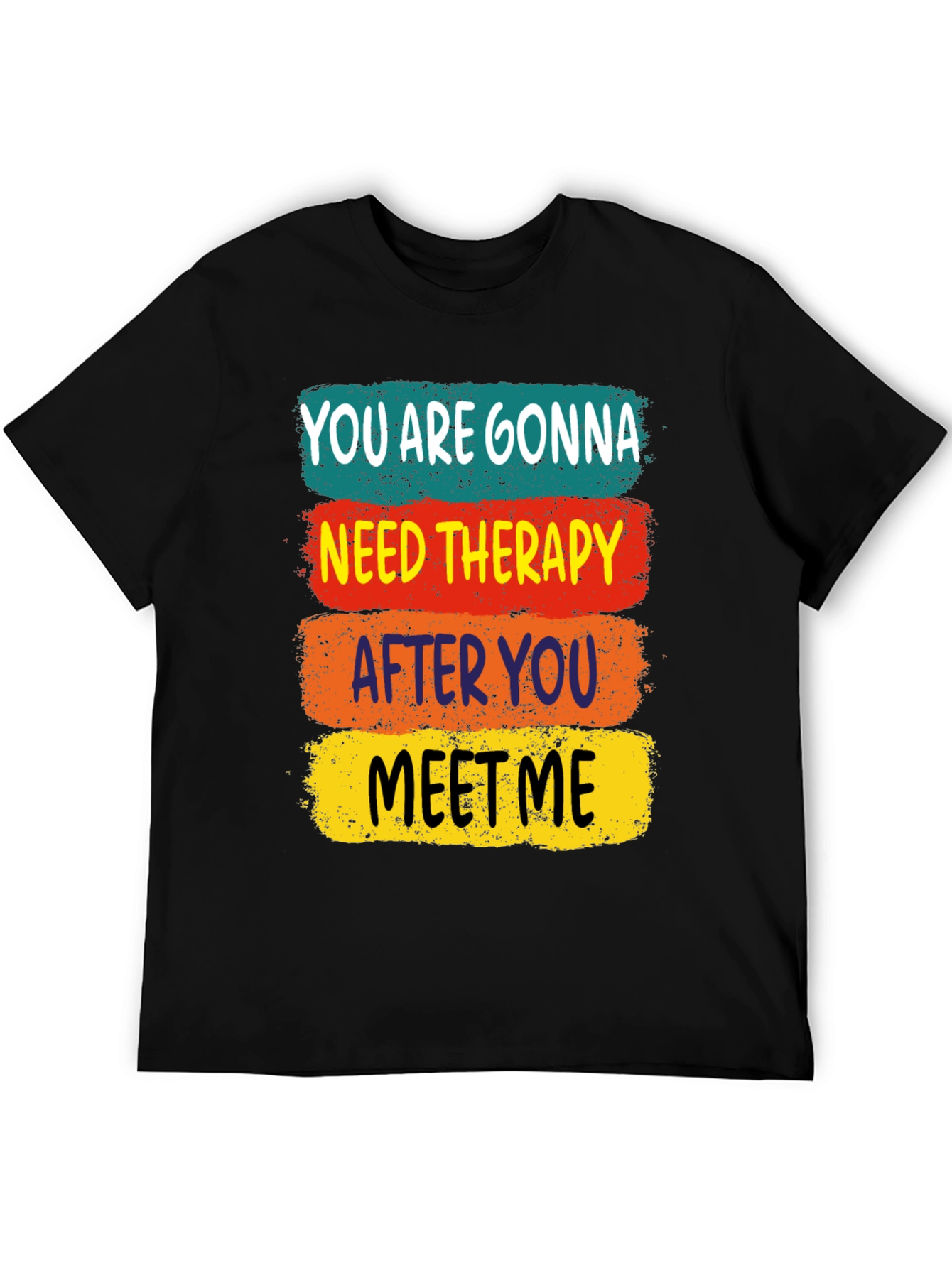 Black Need Therapy T-Shirt view 5