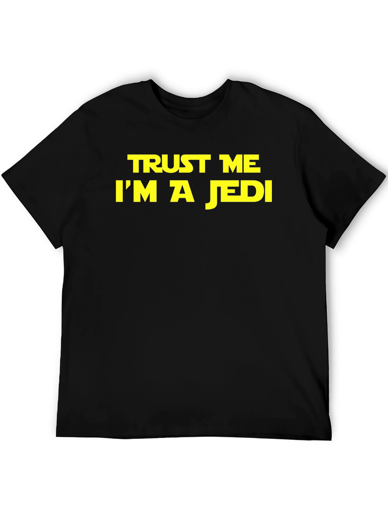 Black Trust Me I'm A Jedi T-Shirt - Black view 5