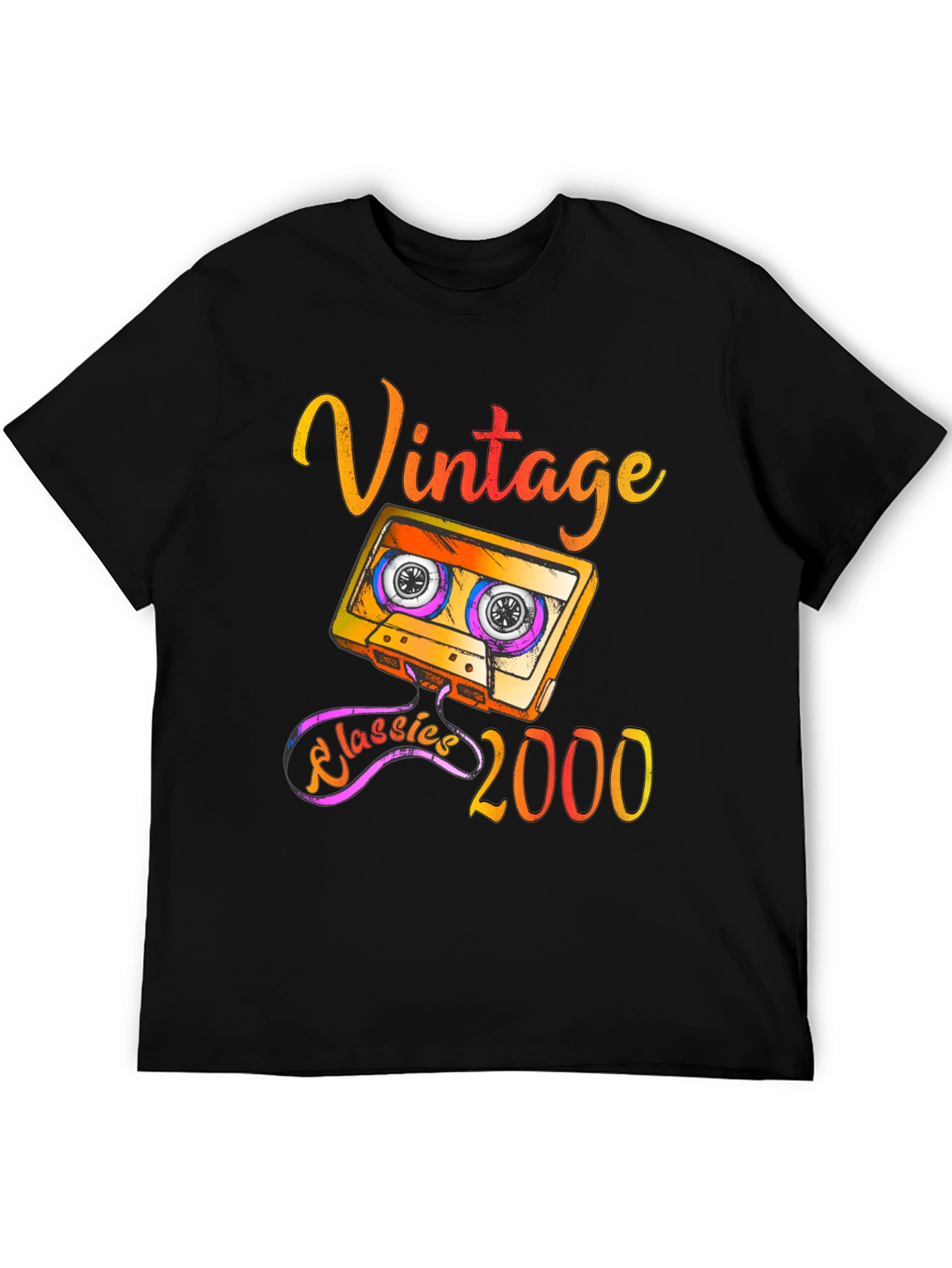 Black Vintage Classics 2000 Graphic Tee view 5