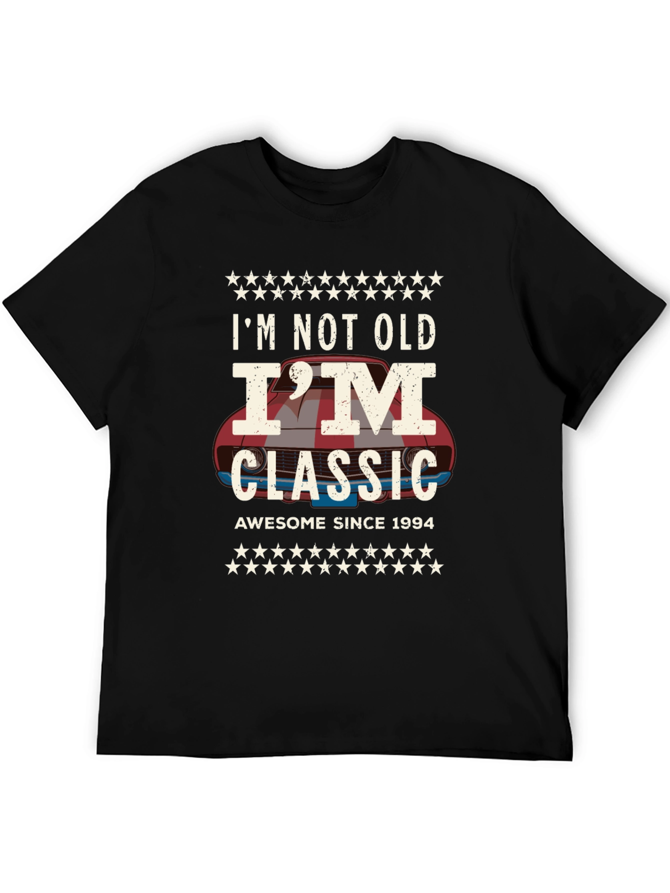 Black I'm Not Old I'm Classic Graphic Tee view 5