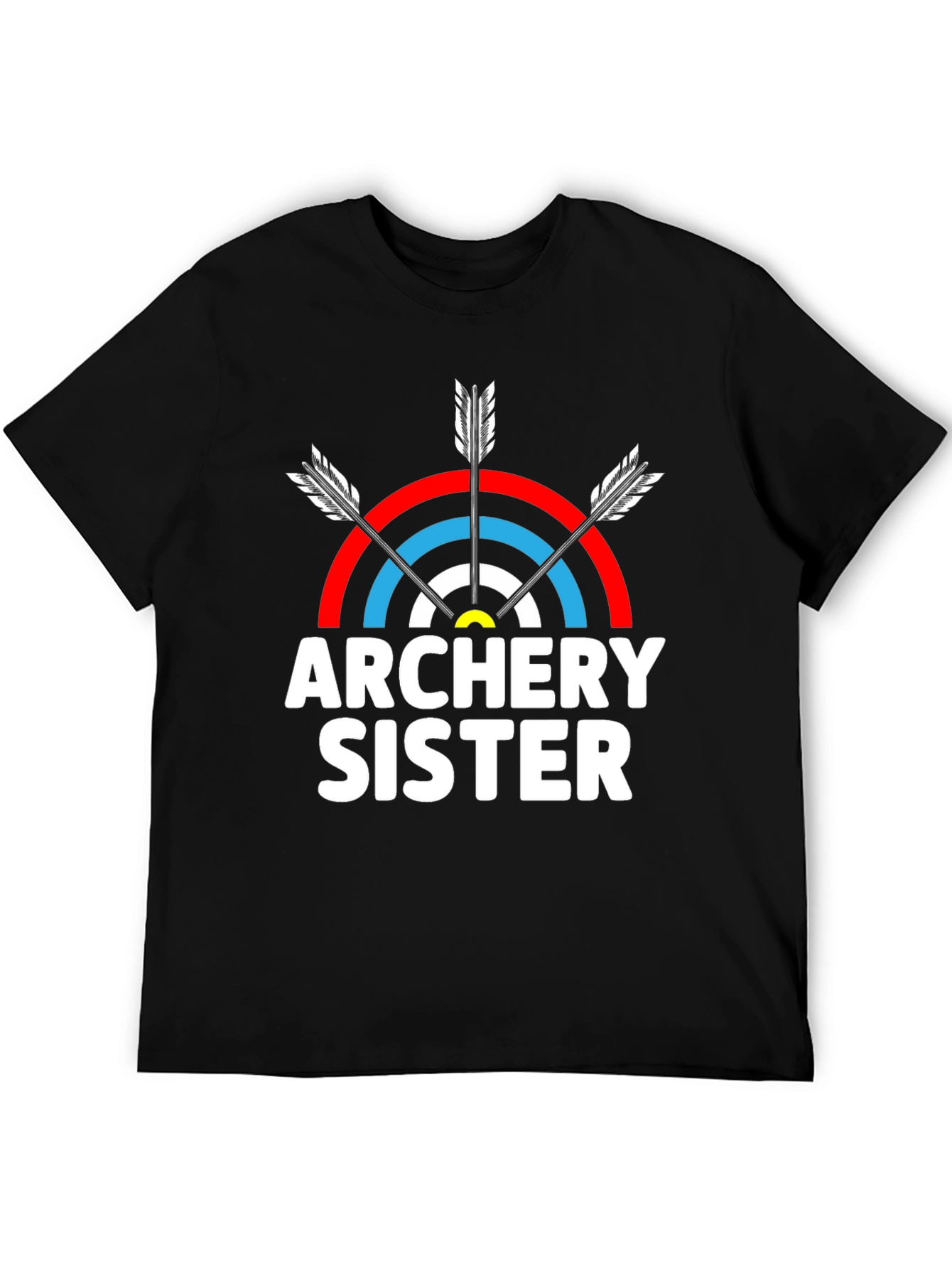 Black Archery Sister T-Shirt - Black view 5
