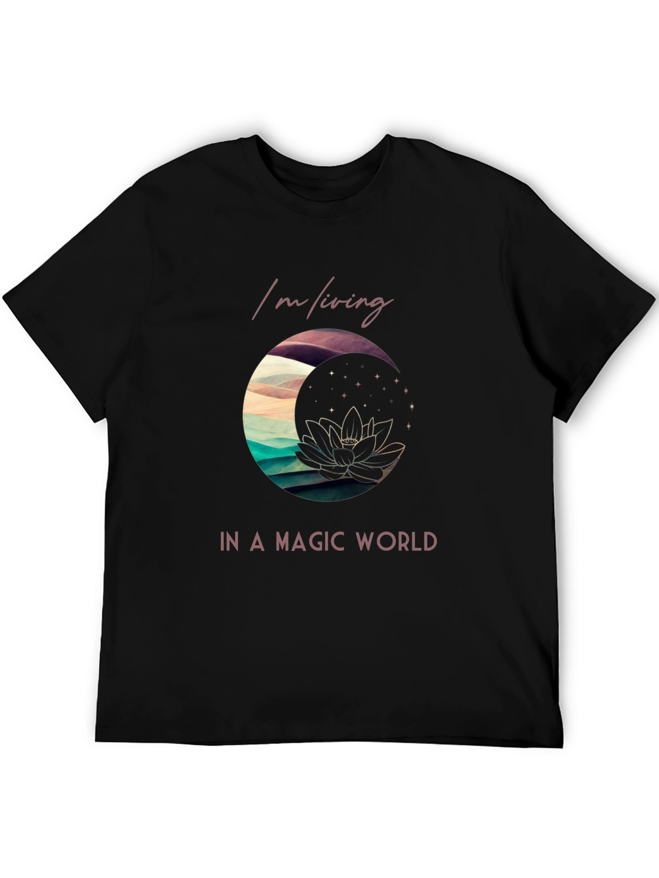 Black Magic World Graphic Tee - Unique Design, Comfy Fit view 5