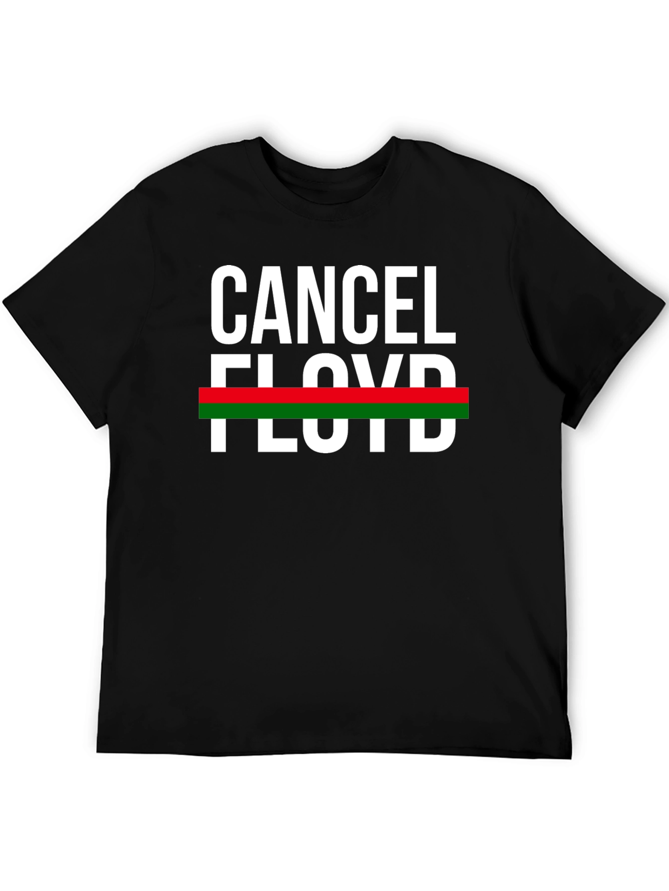 Black Cancel Floyd T-Shirt - Black Graphic Tee view 5