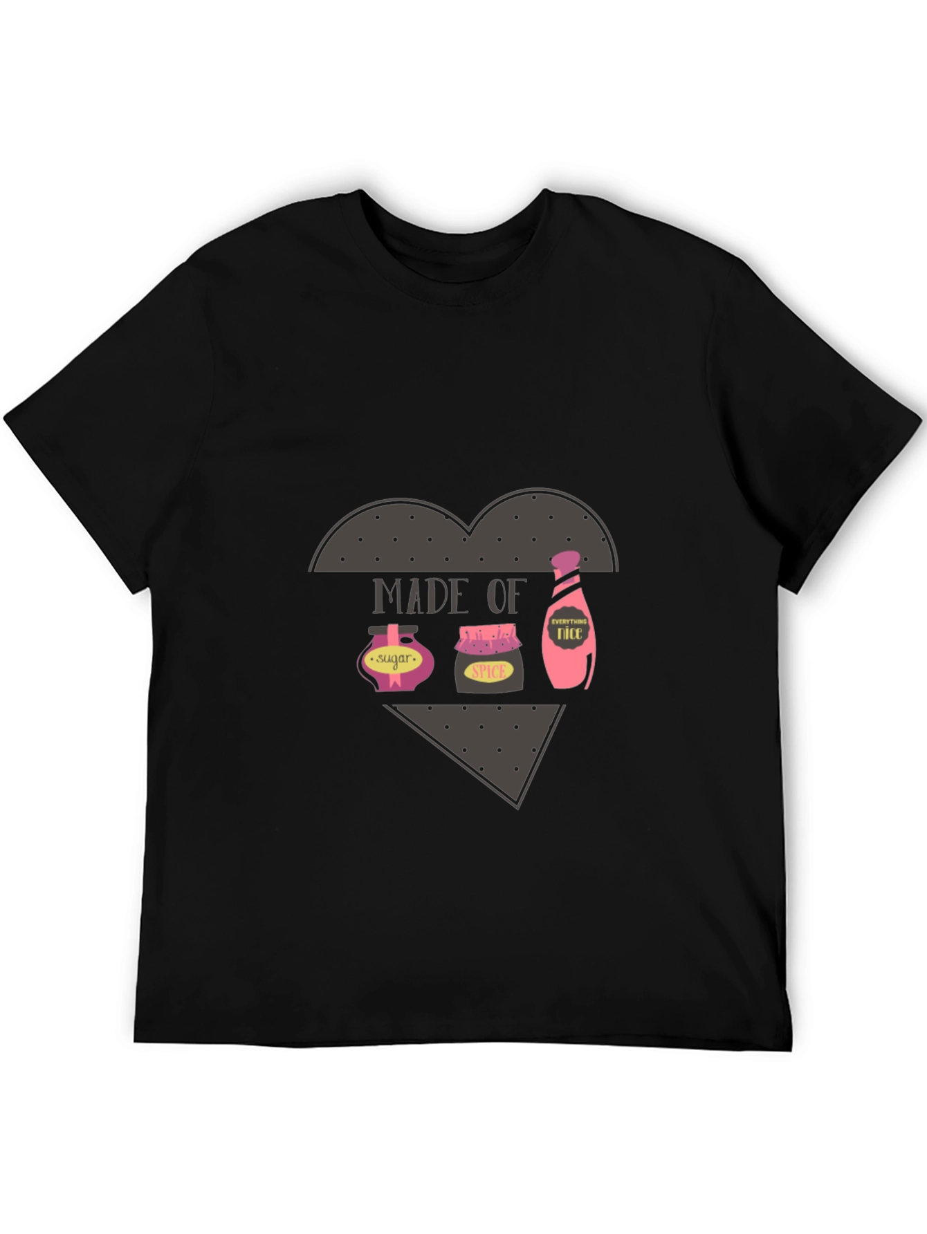Black Made of Sugar, Spice, & Everything Nice T-Shirt view 5