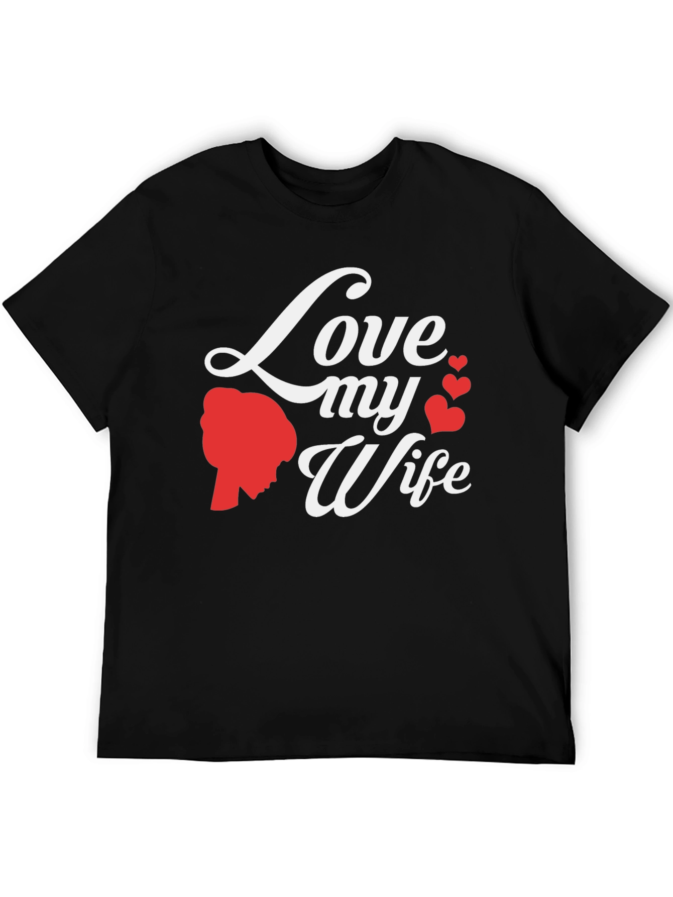 Black Love My Wife Graphic Tee view 5