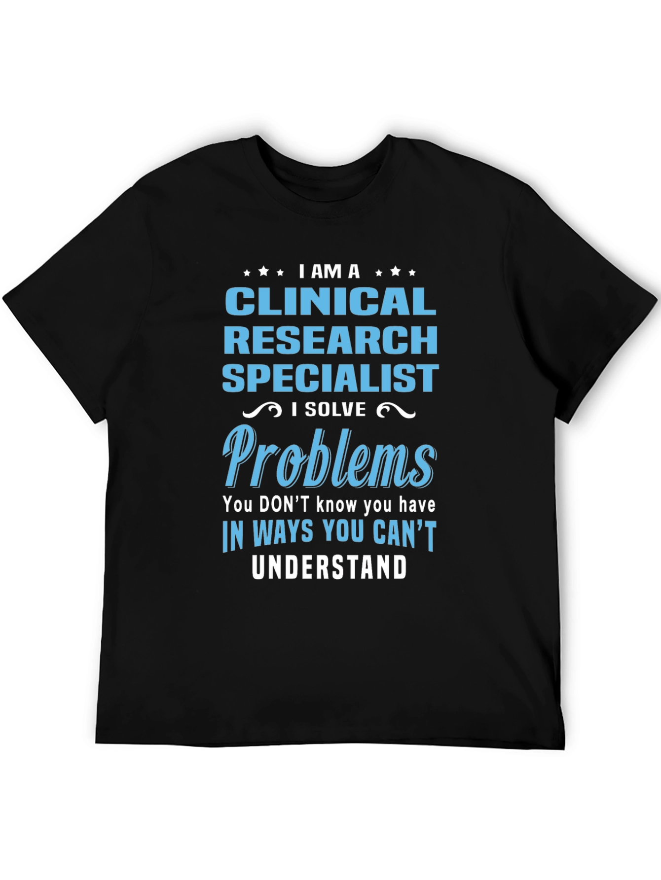 Black Clinical Research Specialist T-Shirt view 5