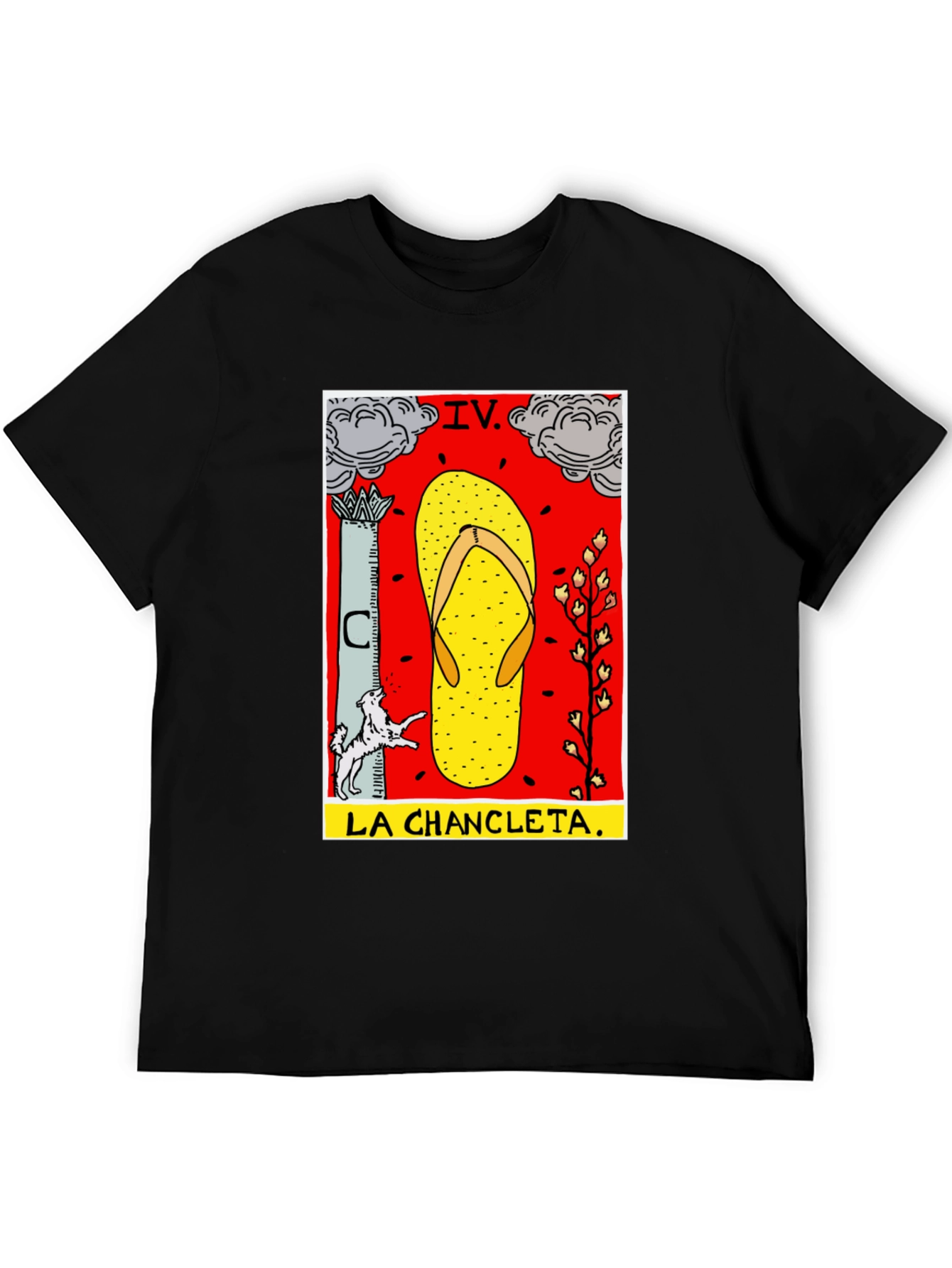 Black La Chanclata Graphic Tee view 5