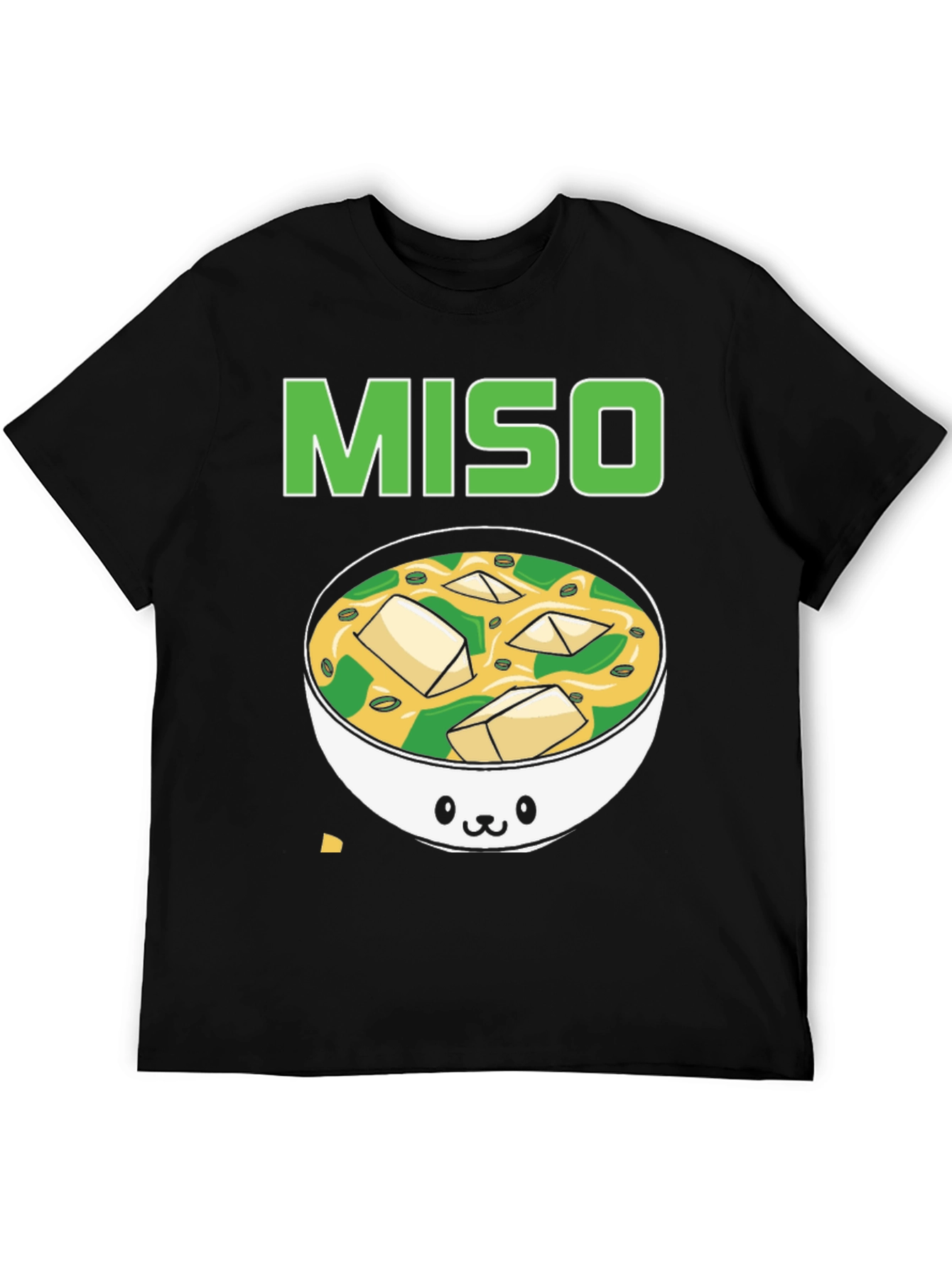Black Miso Soup Cute Kawaii T-Shirt view 5