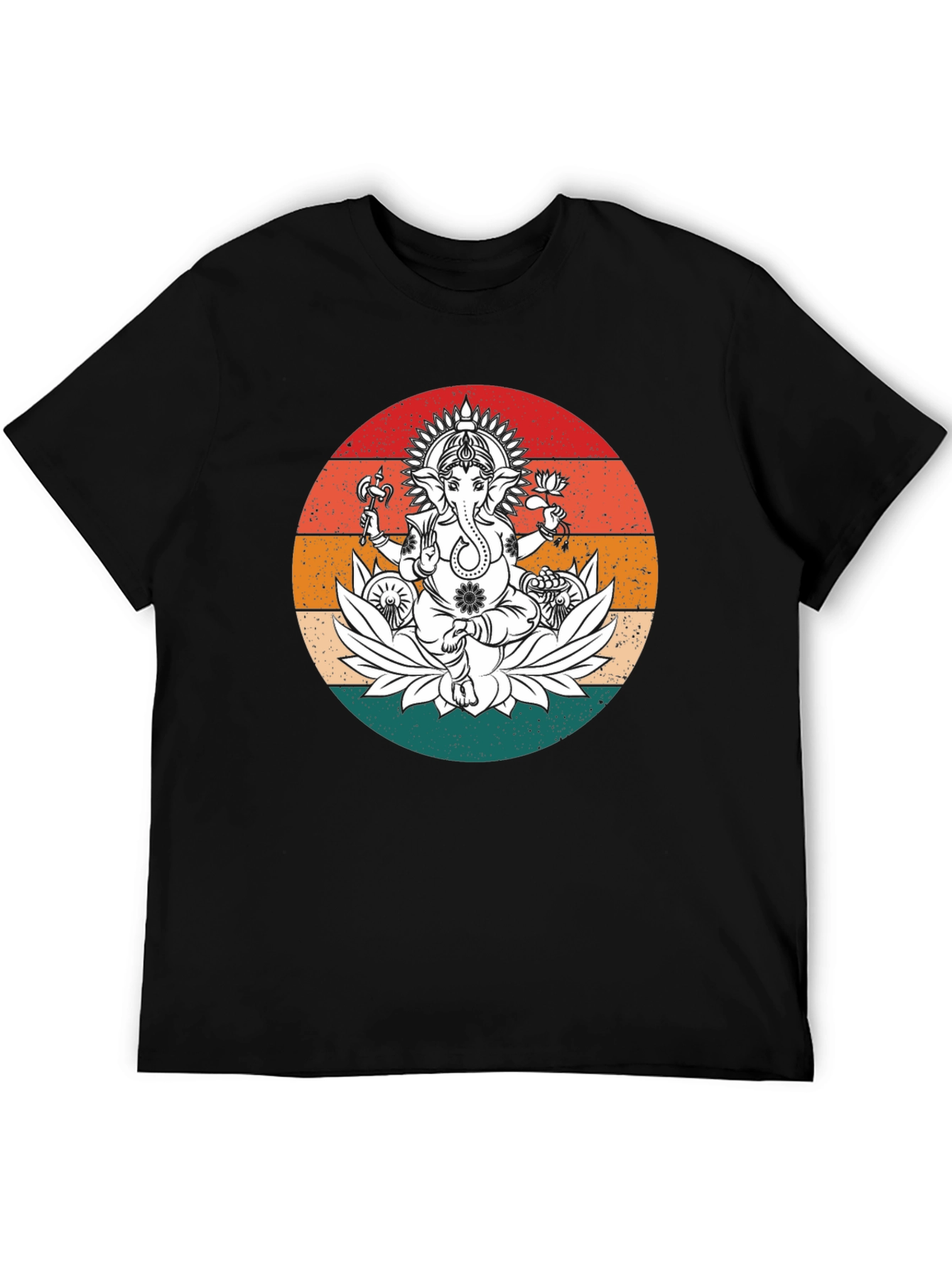 Ganesh Lotus Graphic Tee - 5