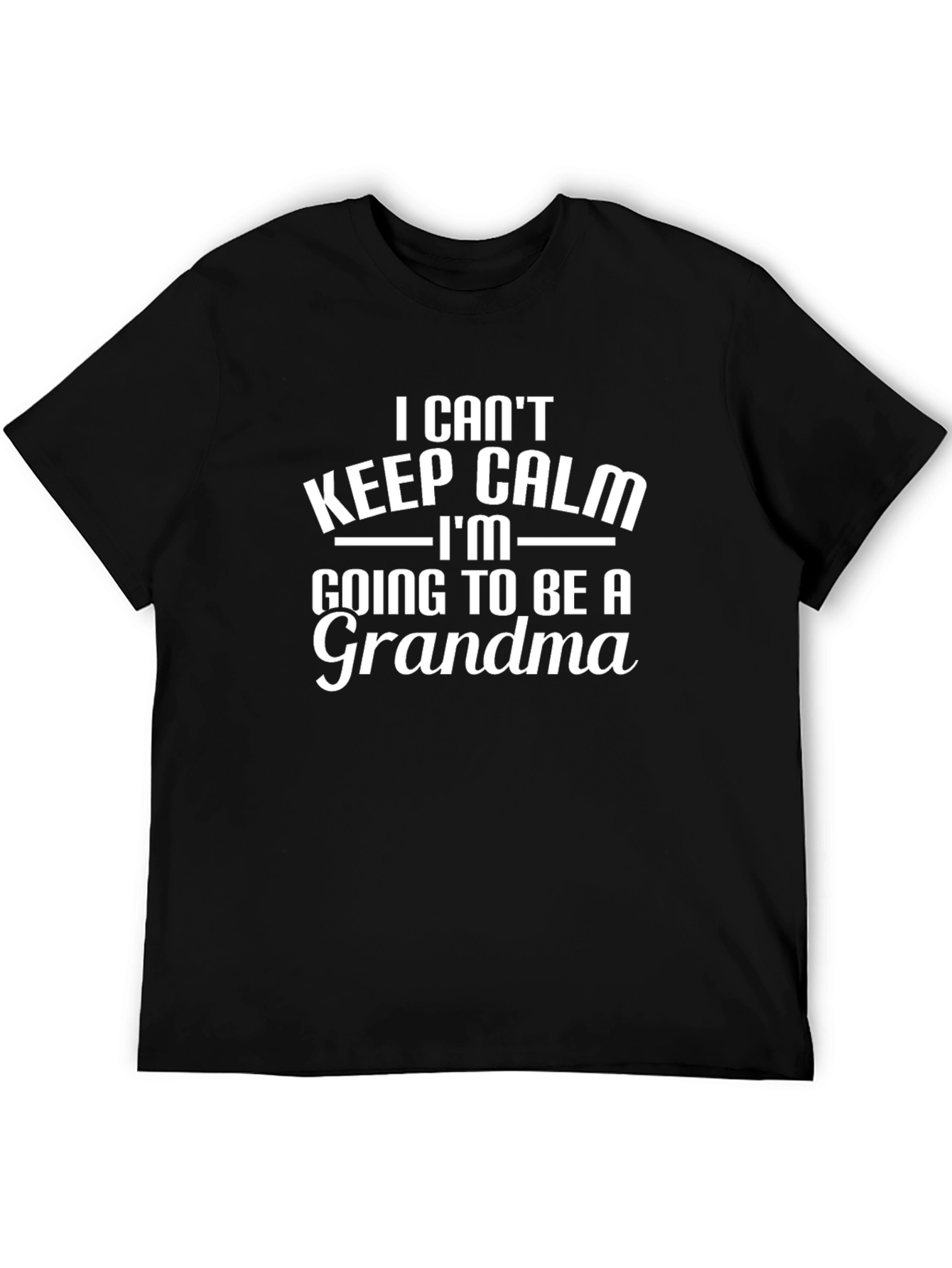 Black Future Grandma T-Shirt: I Can't Keep Calm view 5