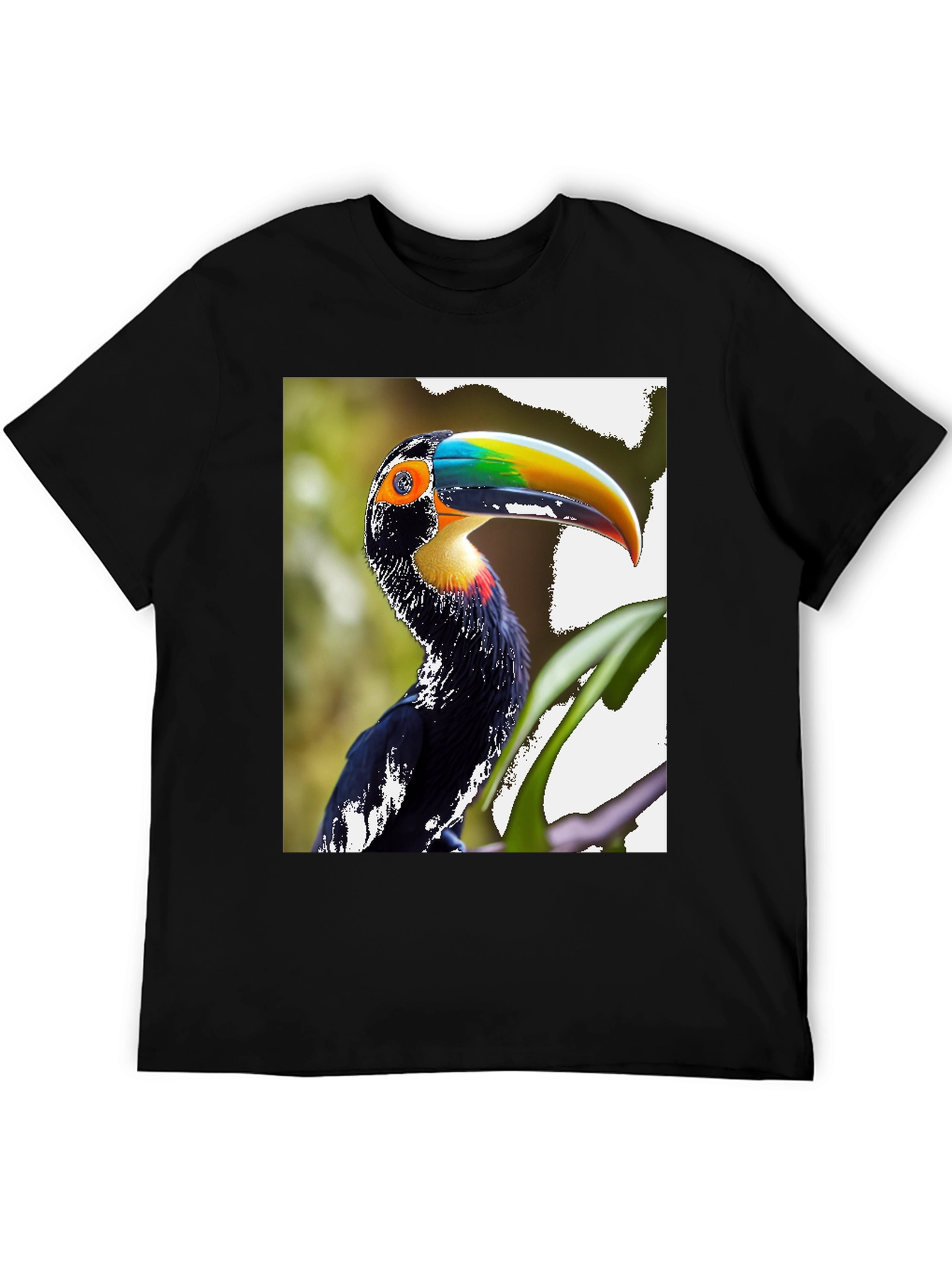 Black Toucans T-Shirt view 5