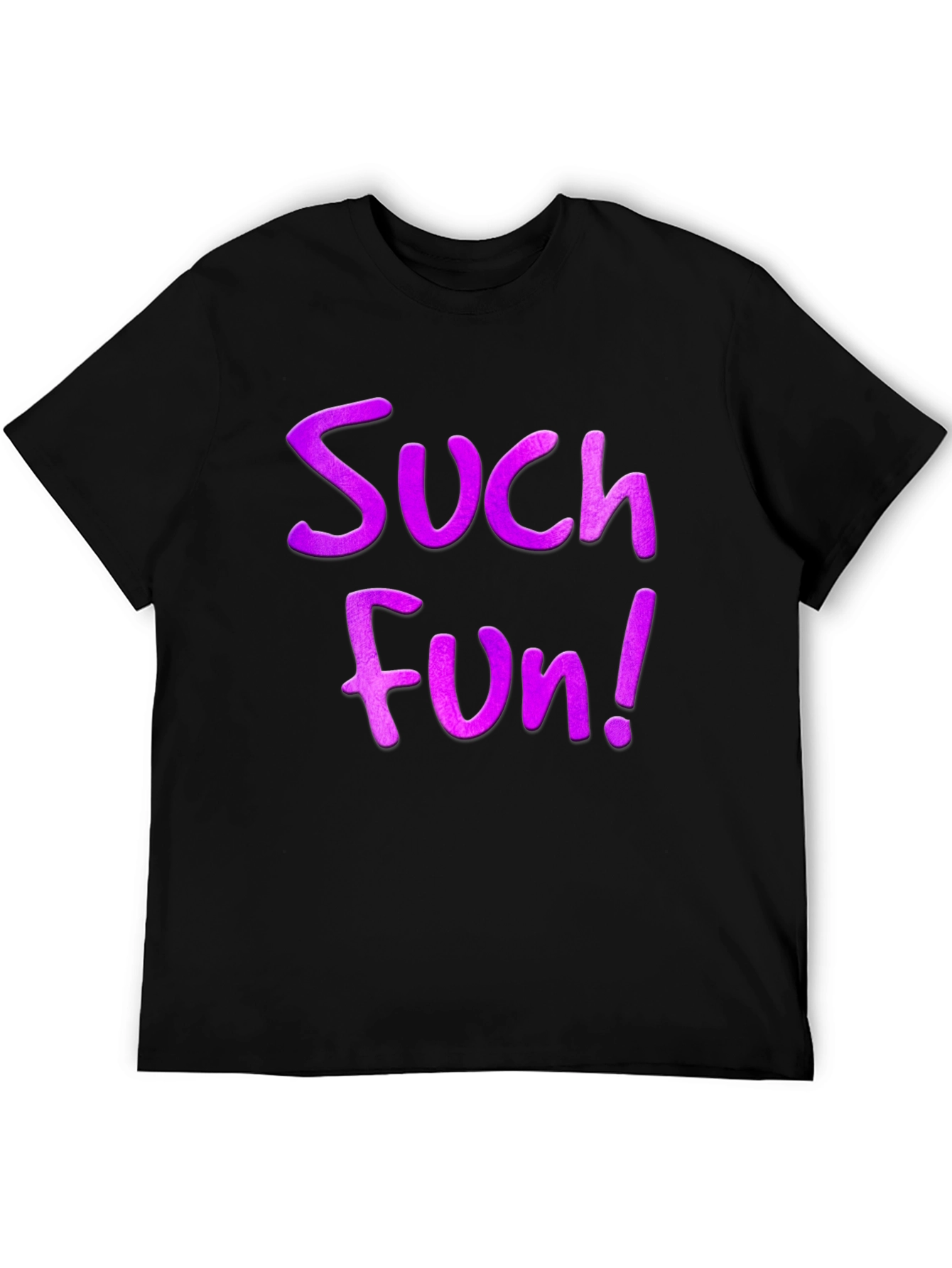 Black Such Fun! Graphic Novelty T-Shirt view 5