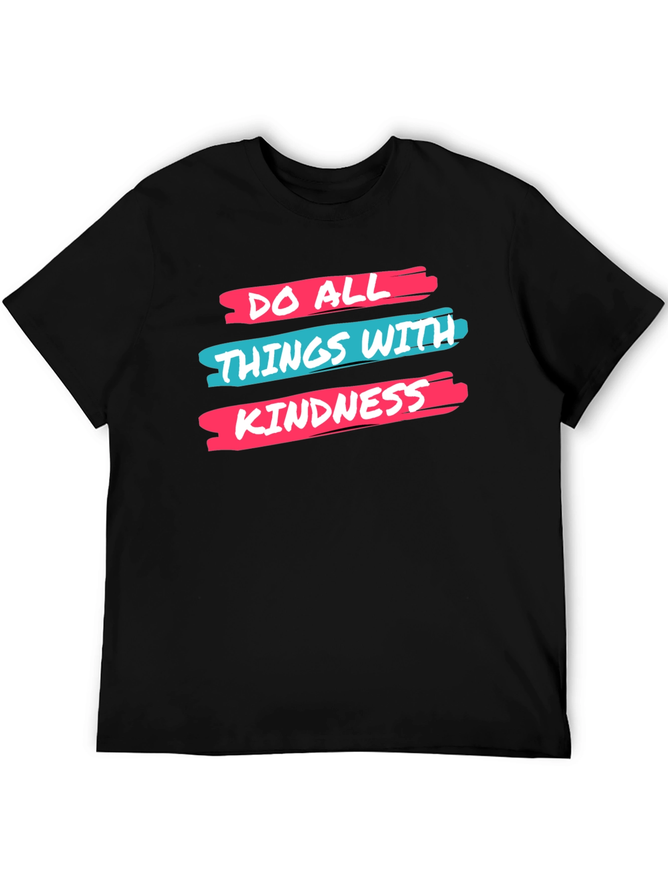 Black Kindness Graphic Tee - Positive Message Shirt view 5