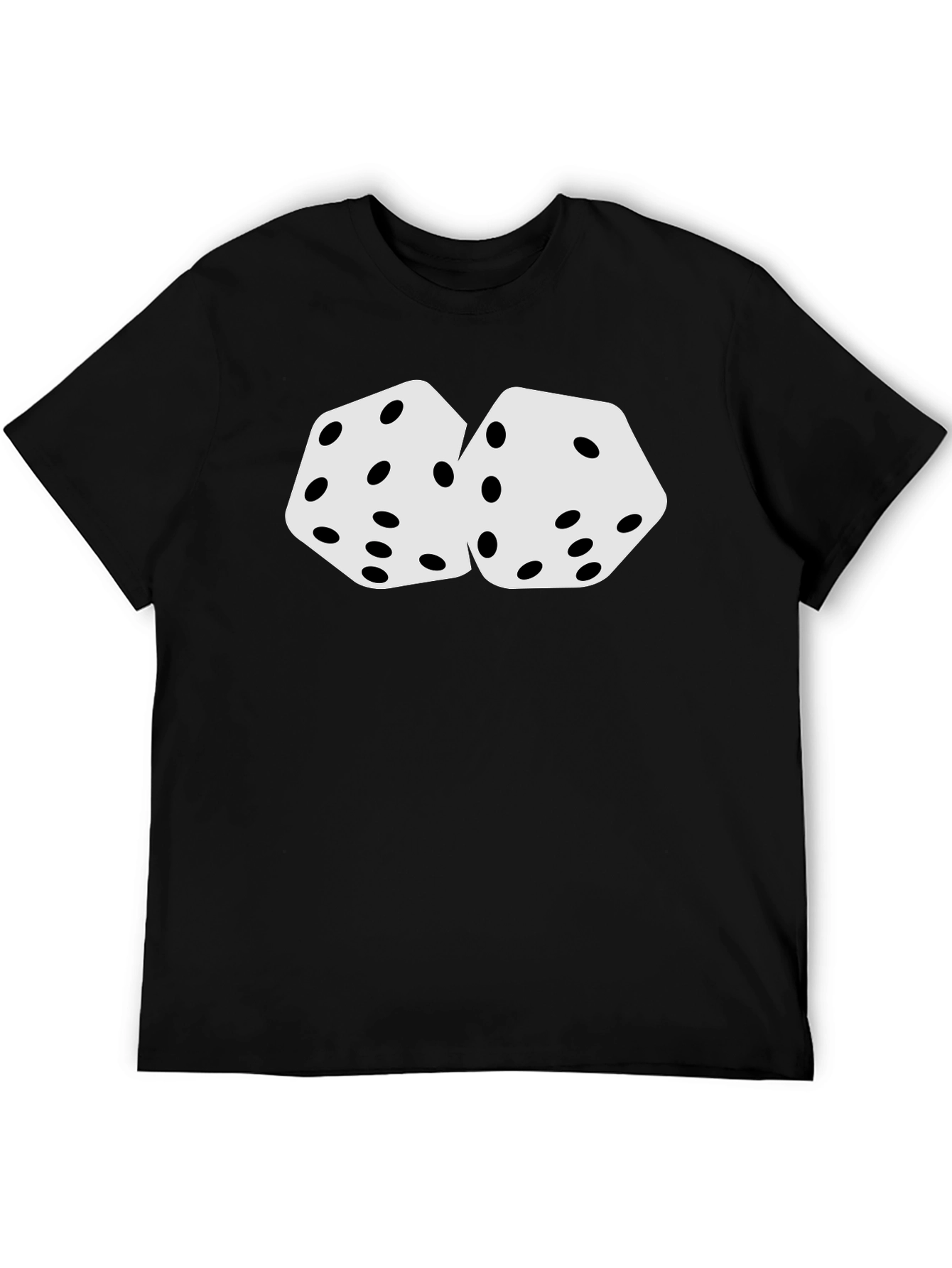 Black Dice Graphic Tee - Luck & Style Combined view 5