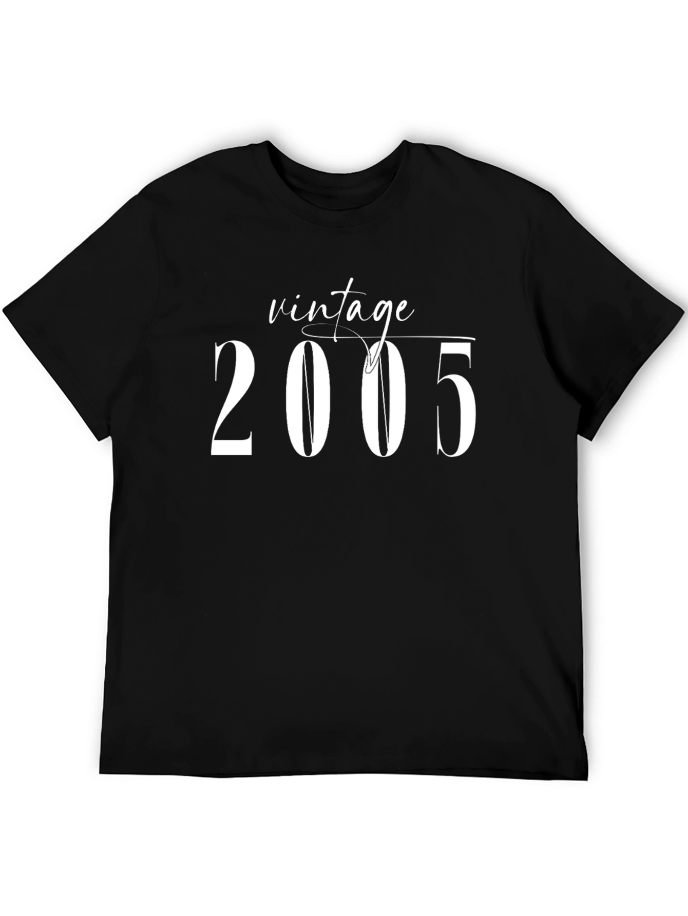 Black Vintage 2005 T-Shirt - Birthday Gift Idea view 5