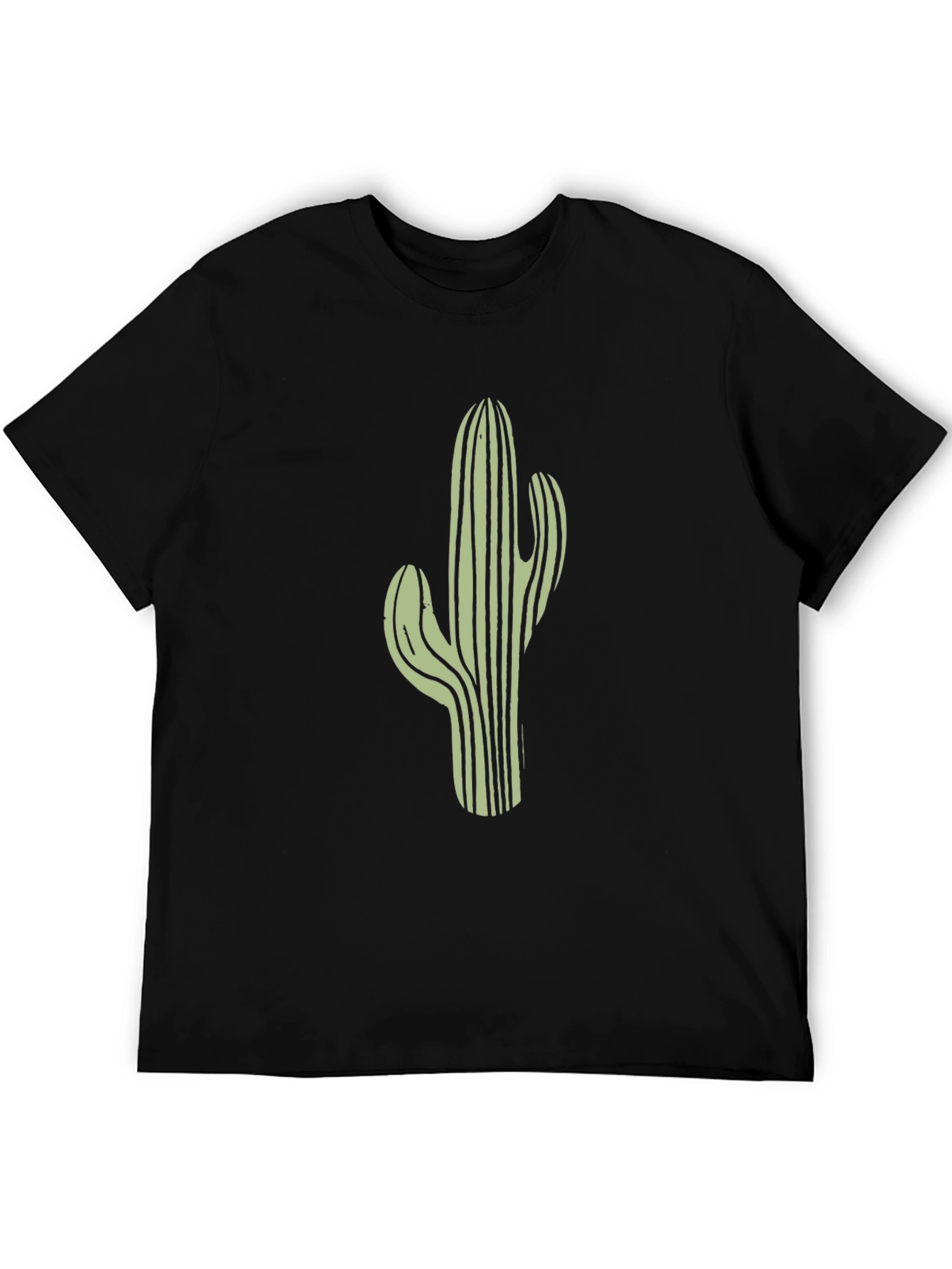 Black Cactus Graphic Tee - Desert Style view 5