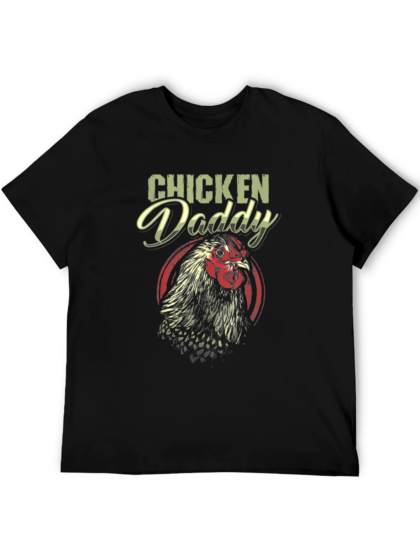 Black Chicken Daddy Graphic T-Shirt view 5