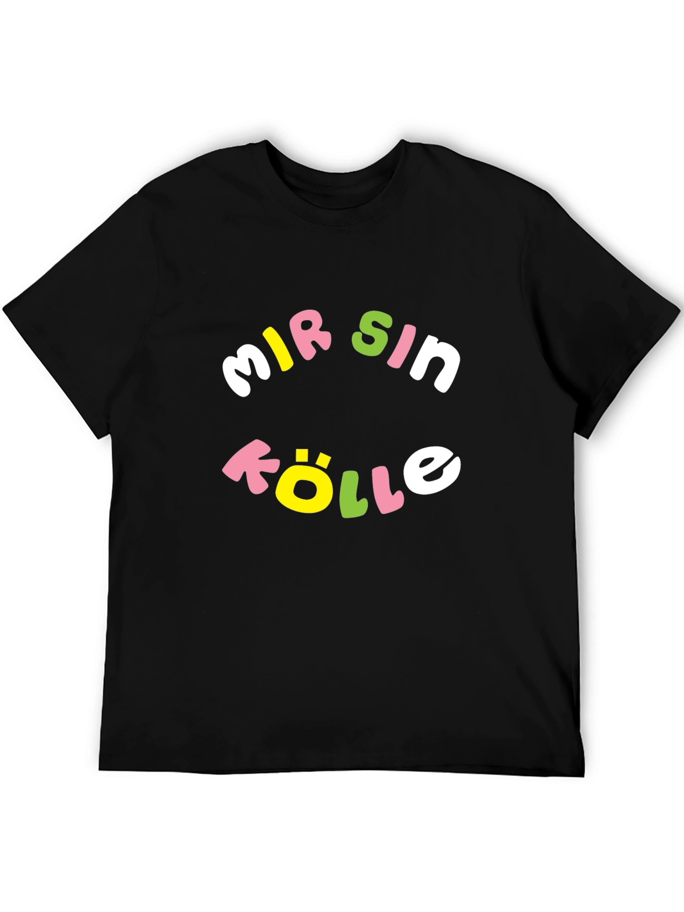 Black Mir Sin Kölle Graphic Tee - Black Cotton T-Shirt view 5