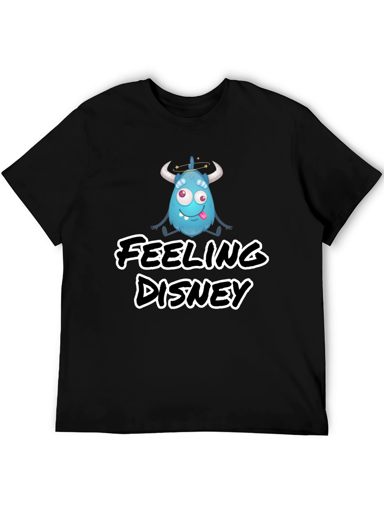 Black Feeling Disney Black T-Shirt view 5