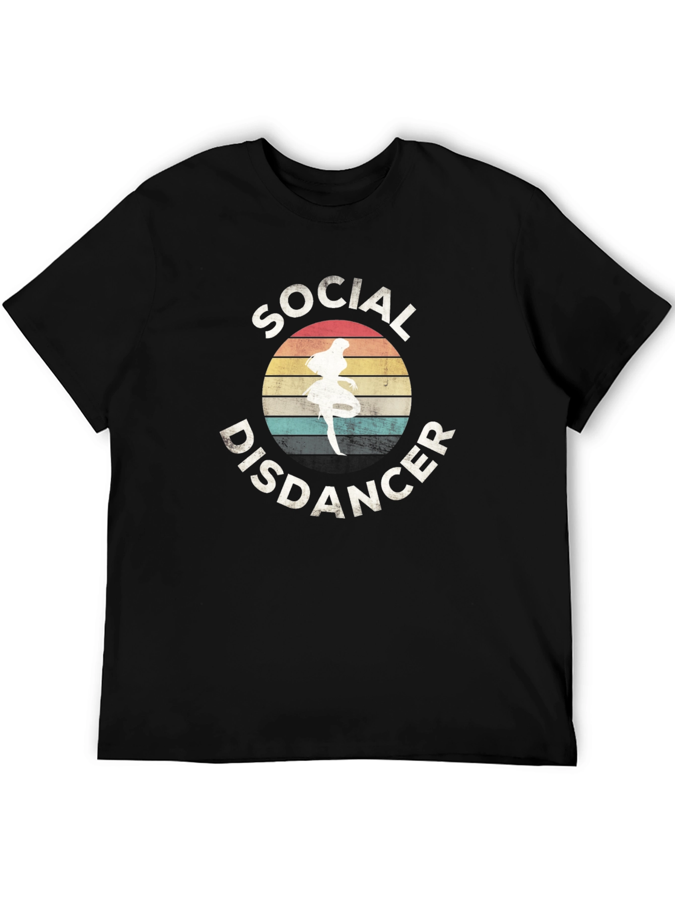 Black Social Disdancer Graphic Tee view 5