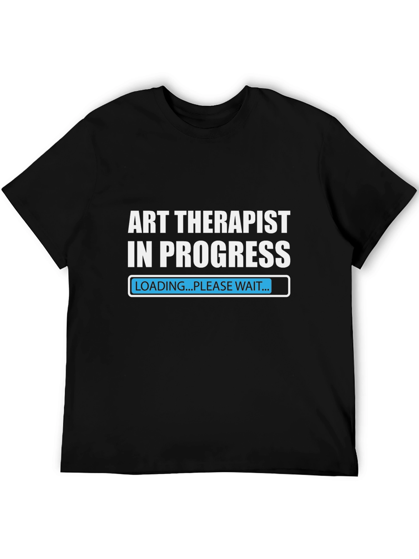 Black Art Therapist In Progress T-Shirt view 5