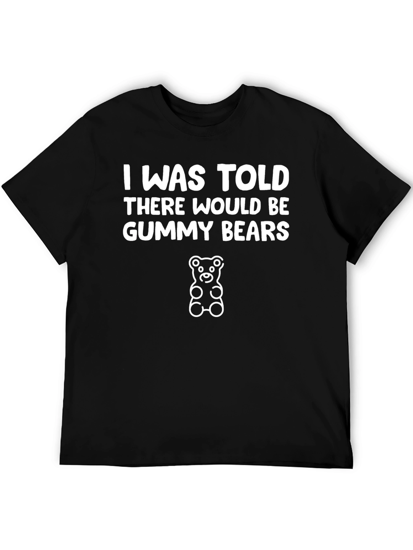 Black Gummy Bears Graphic T-Shirt - Funny Statement Tee view 5