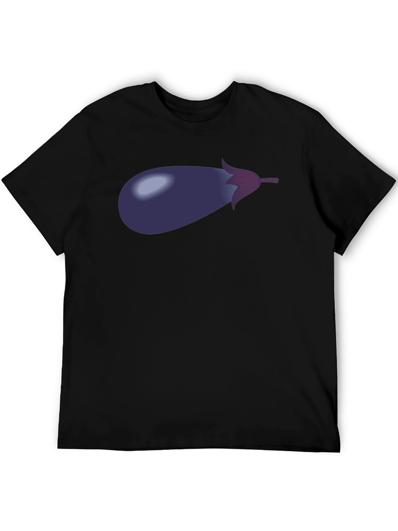 Eggplant Graphic T-Shirt - Casual Style - 5