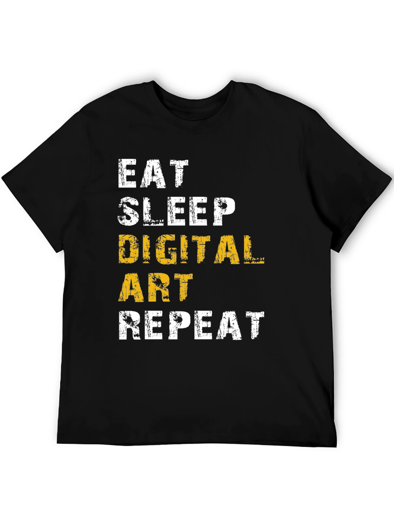 Eat Sleep Digital Art Repeat T-Shirt - 5