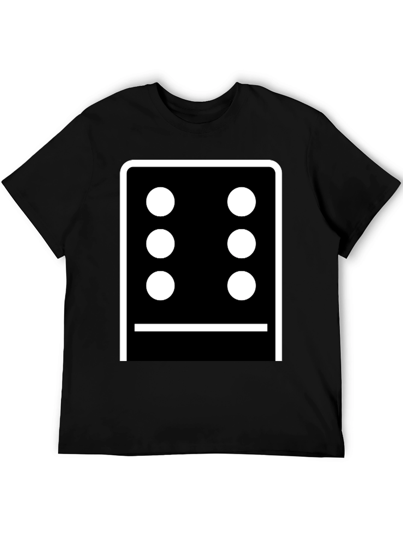 Black Dice Six Graphic Tee - Black Cotton Casual view 5