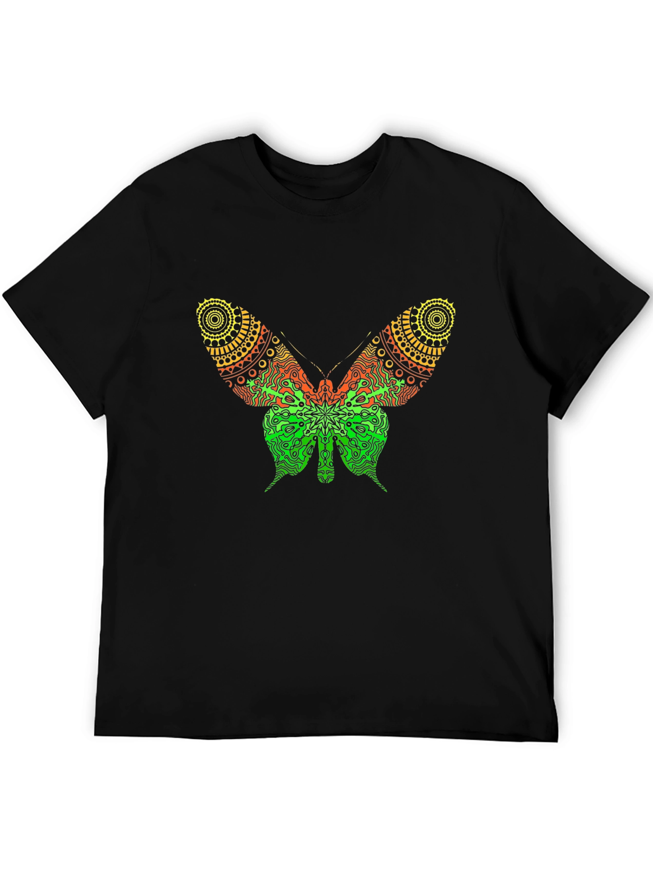 Black Butterfly Graphic T-Shirt - Bold Statement Tee view 5