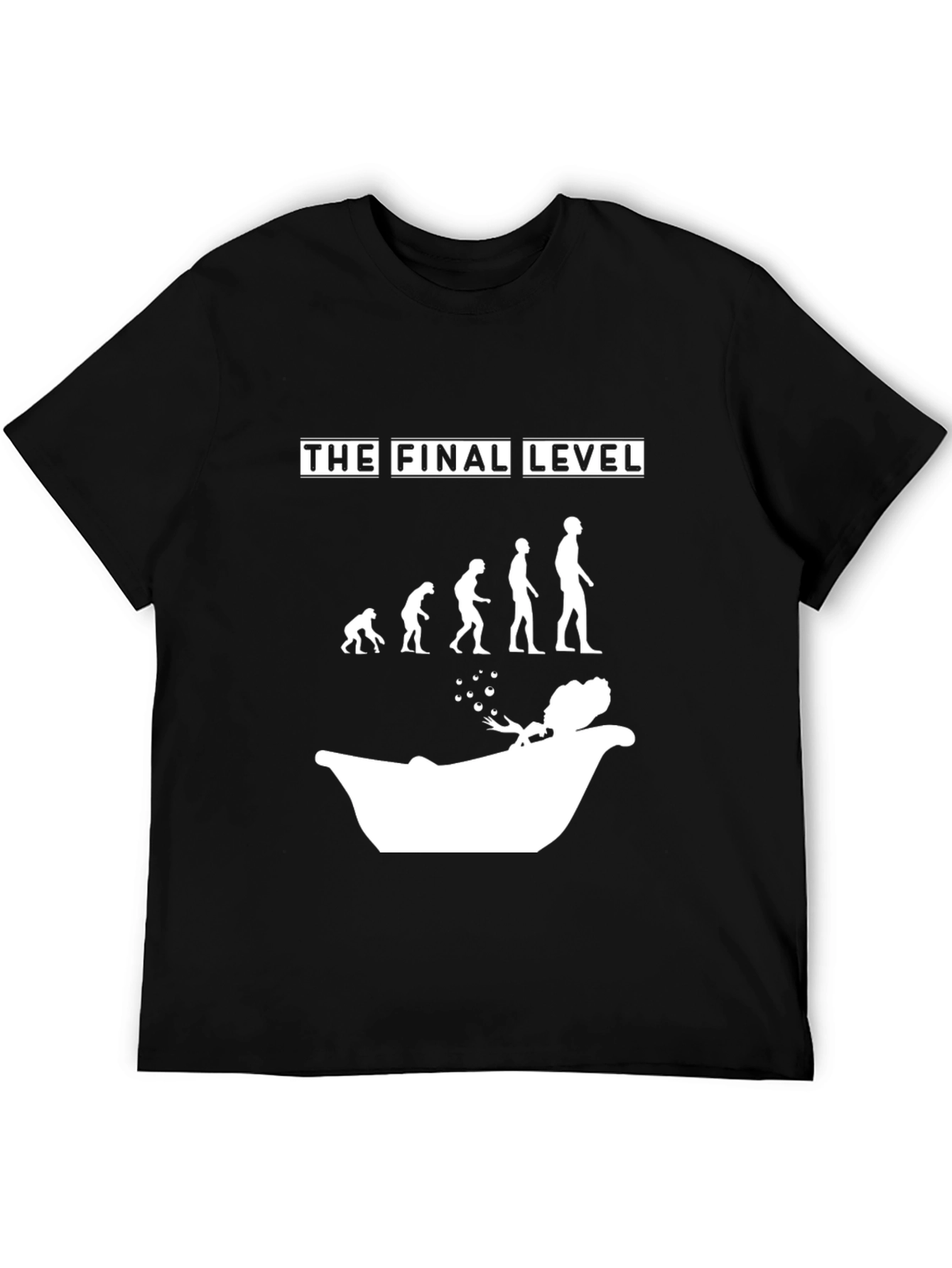 Black The Final Level Evolution T-Shirt Funny Graphic Tee view 5