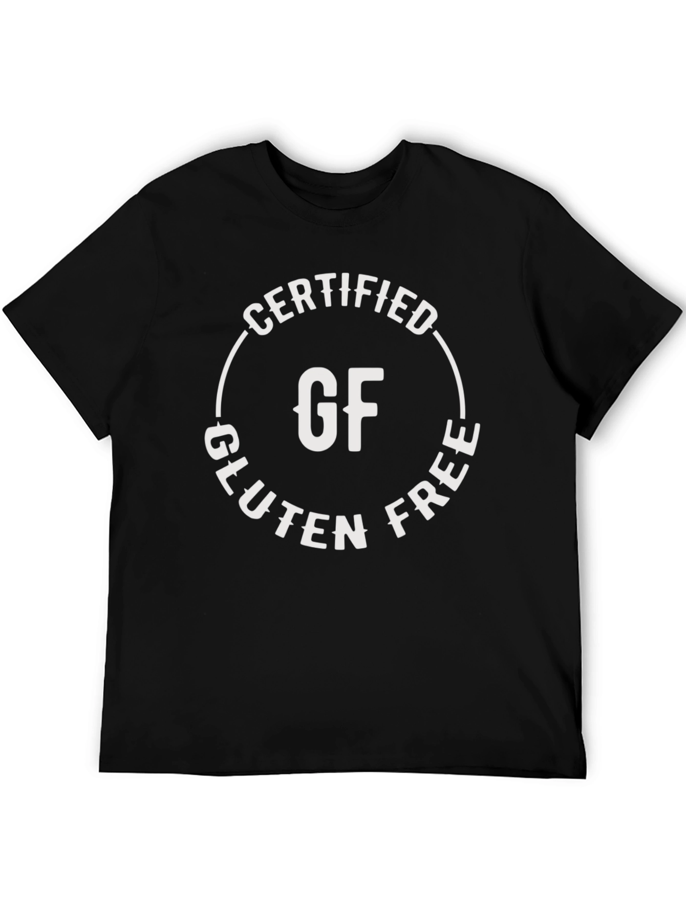 Black Certified GF Gluten Free Graphic Tee view 5