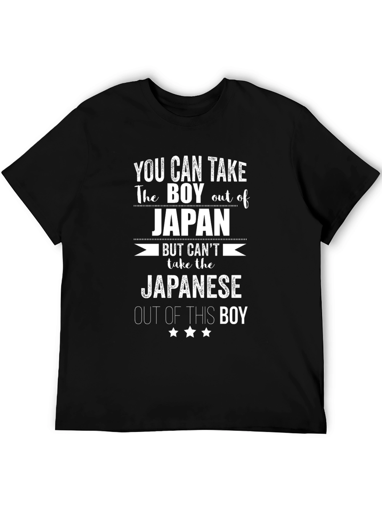 Black Japanese Boy Graphic Tee view 5