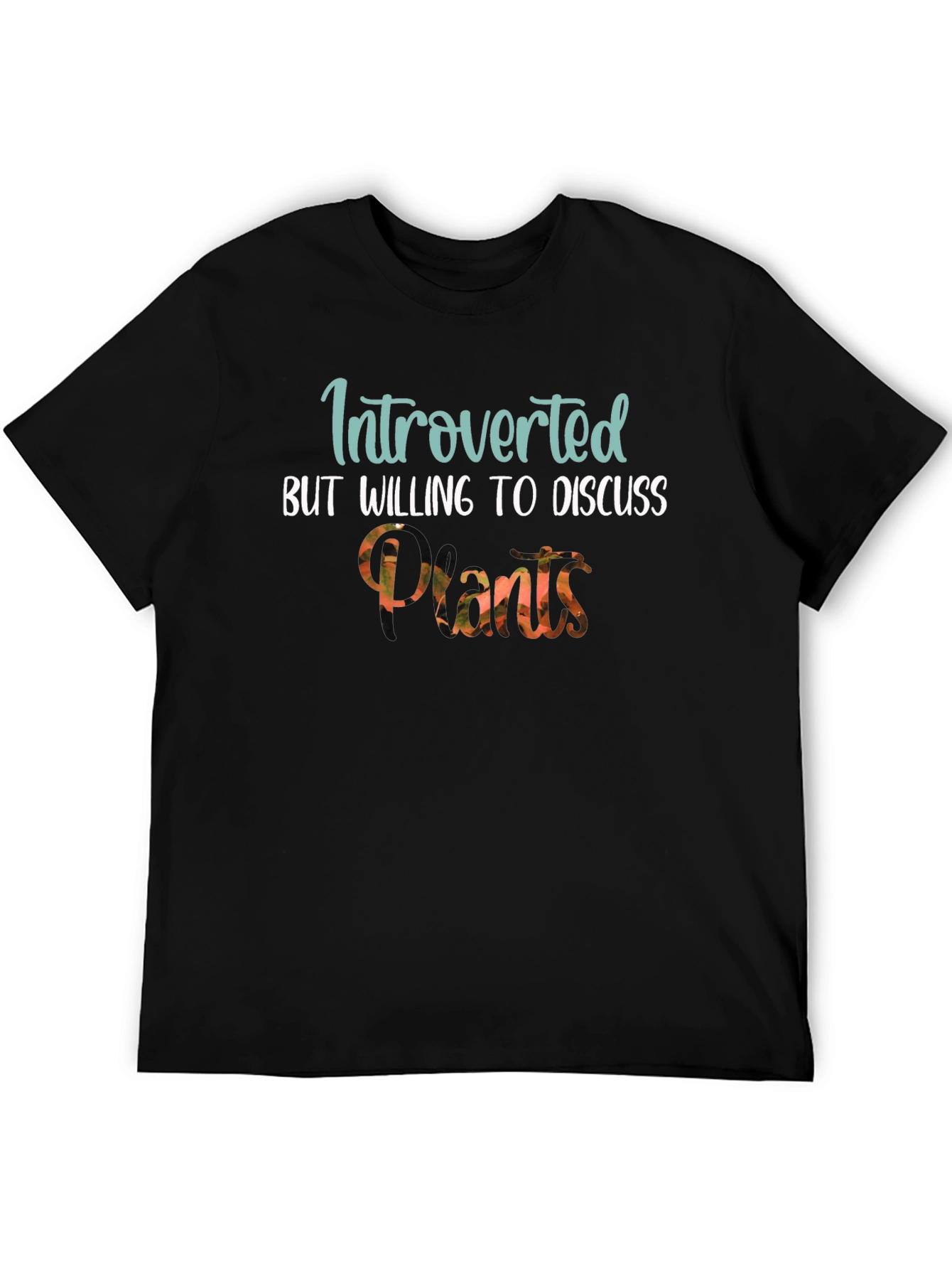 Black Introverted Rants T-Shirt view 5