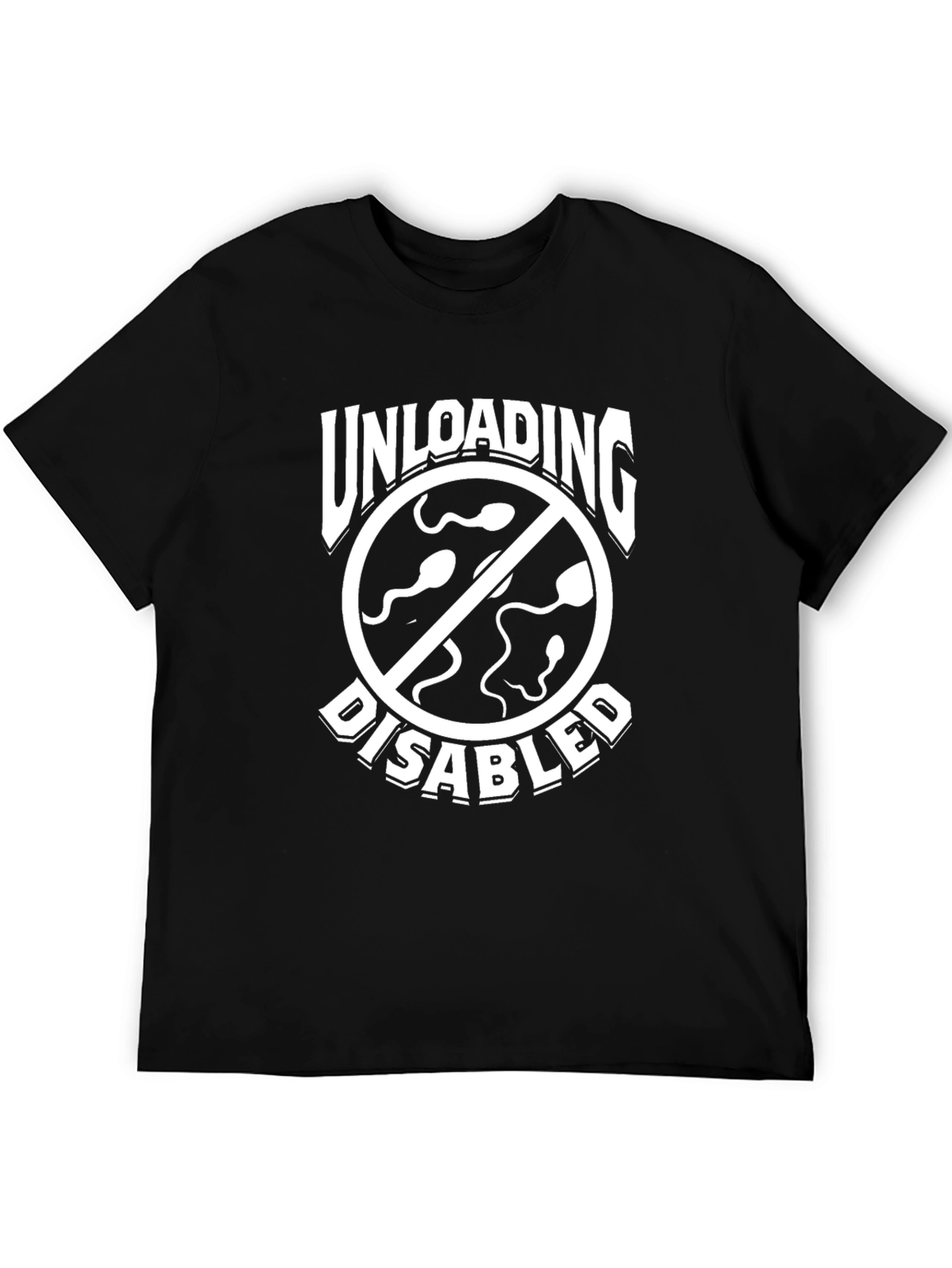 Black Unloading Disabled Graphic T-Shirt view 5