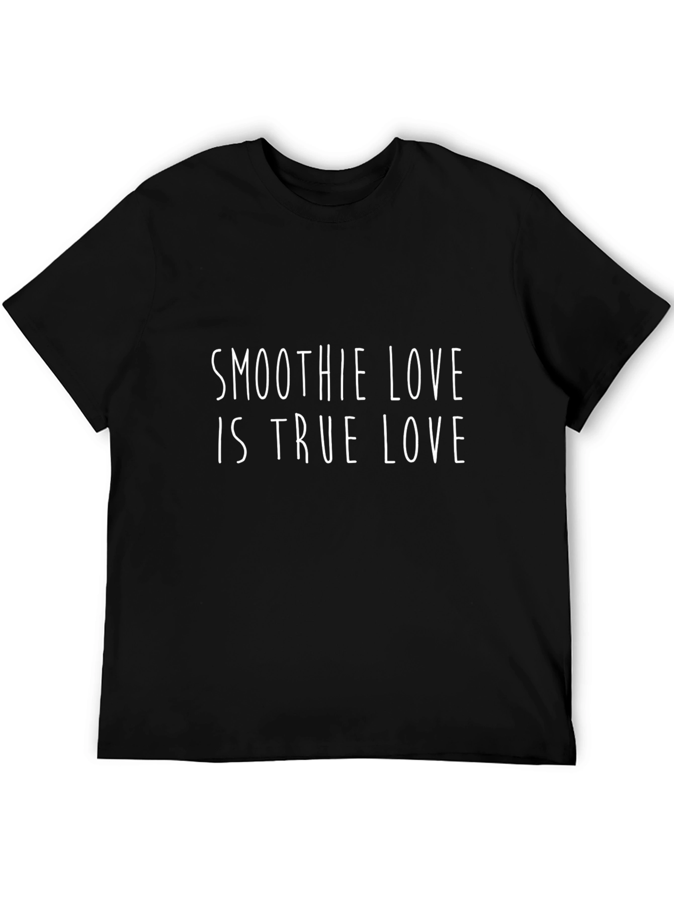 Black Smoothie Love True Love Black Graphic Tee view 5