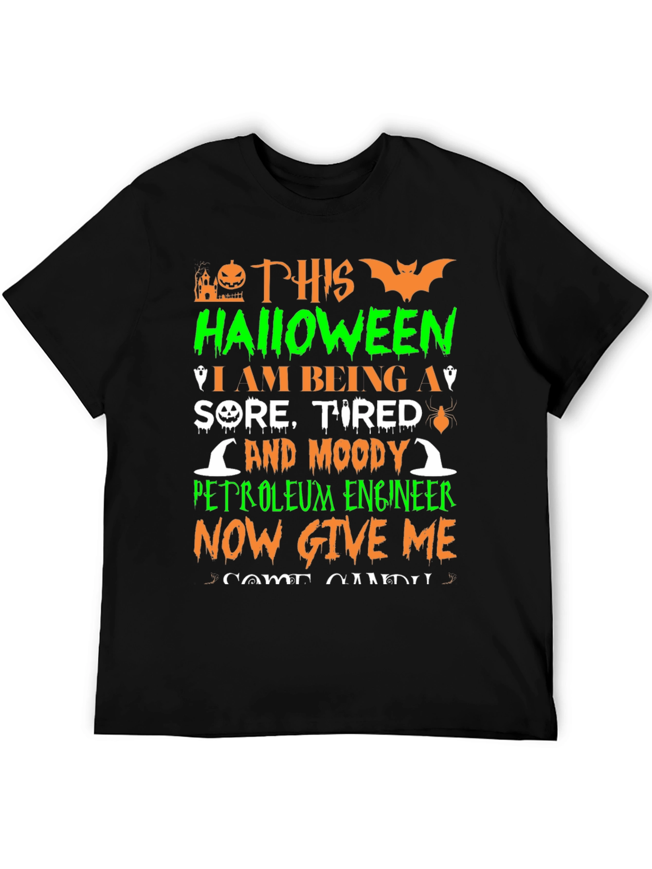 Funny Petroleum Engineer Halloween T-Shirt - 5