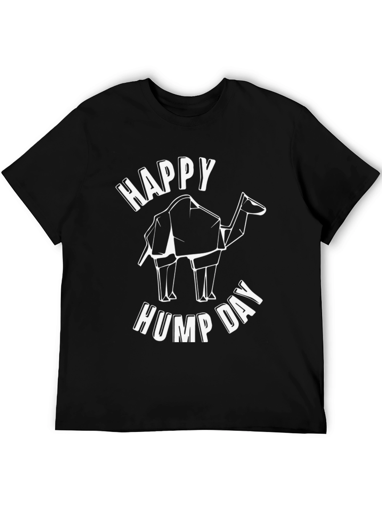 Black Happy Hump Day Camel T-Shirt - Black view 5
