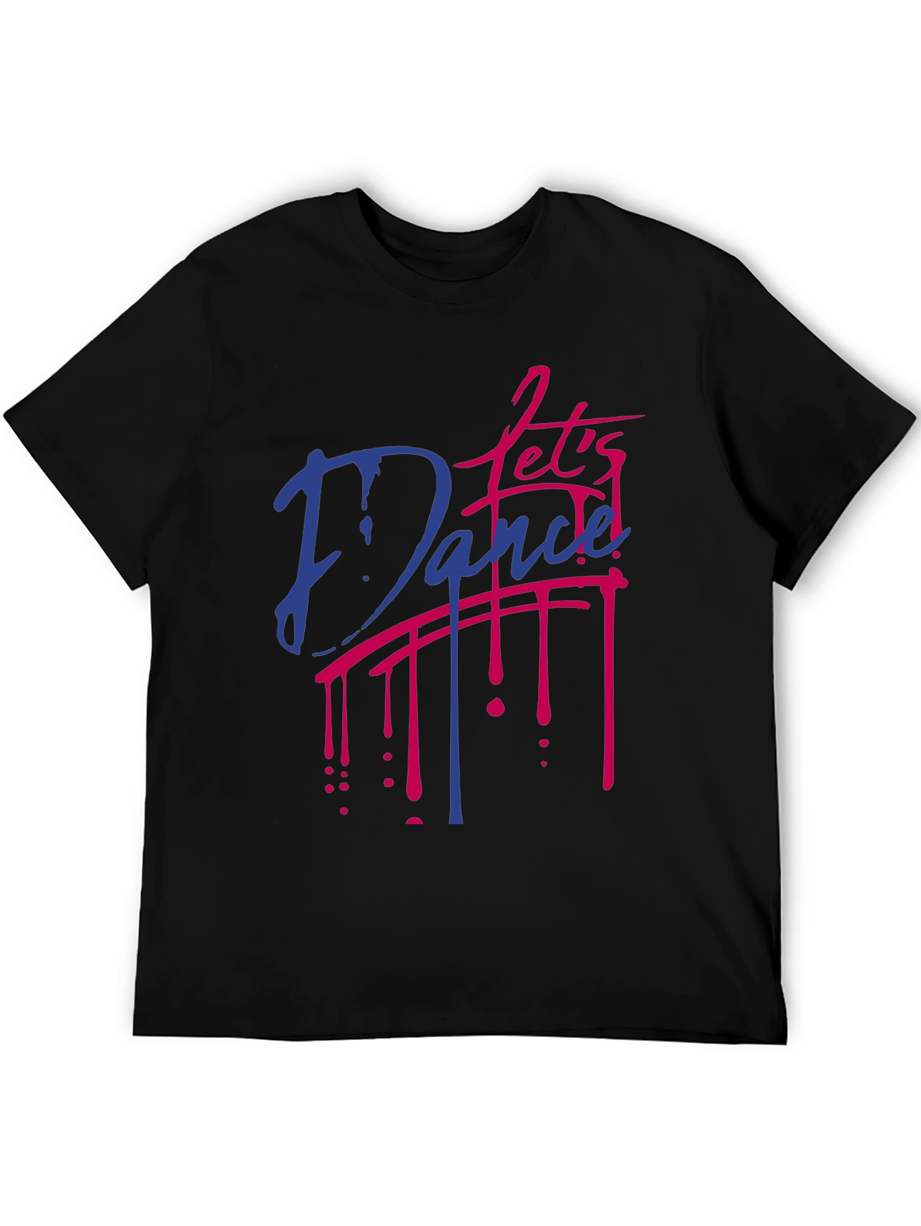 Black Let's Dance T-Shirt - Retro Style view 5