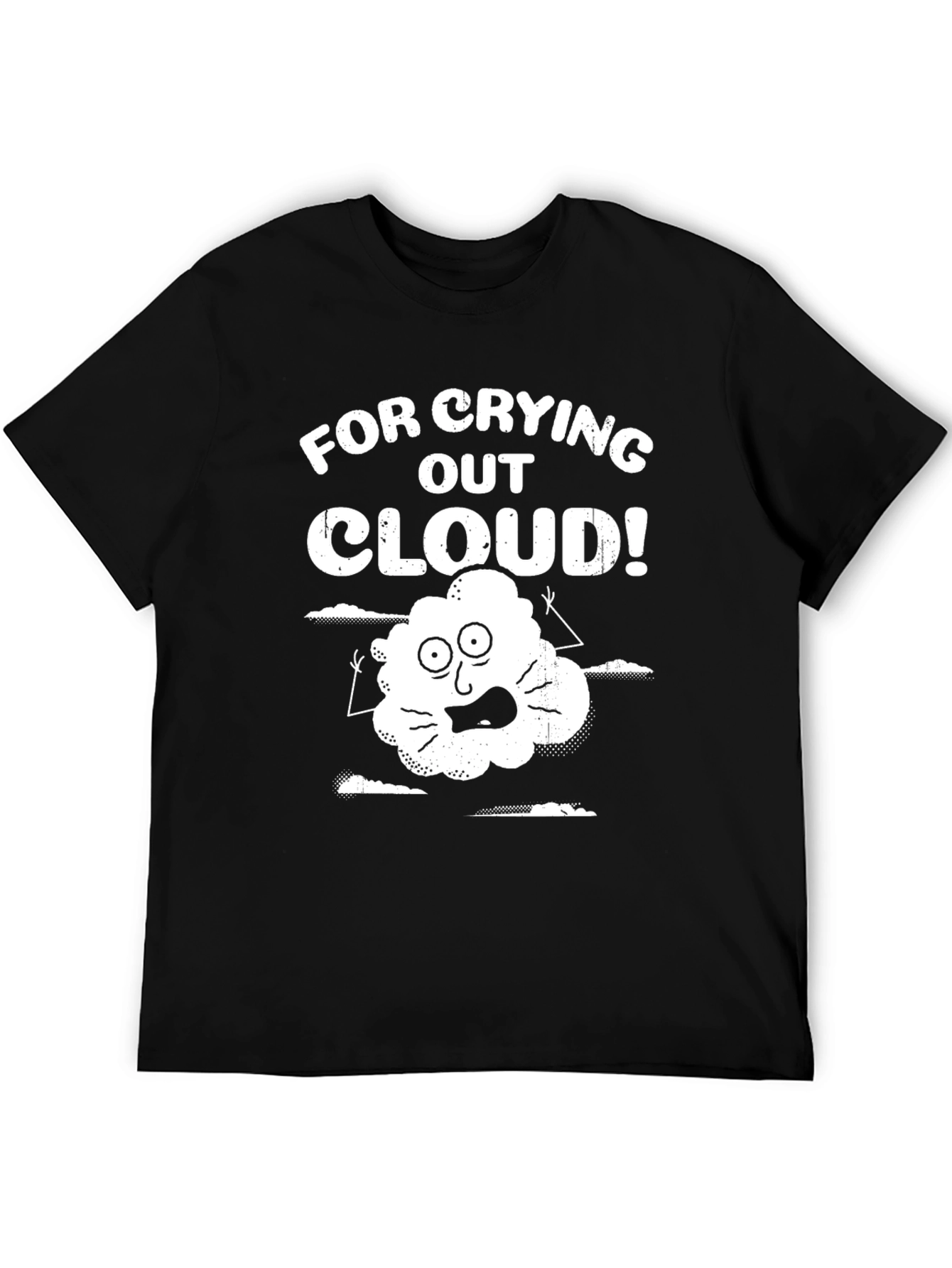 Black For Crying Out Cloud! Graphic T-Shirt view 5